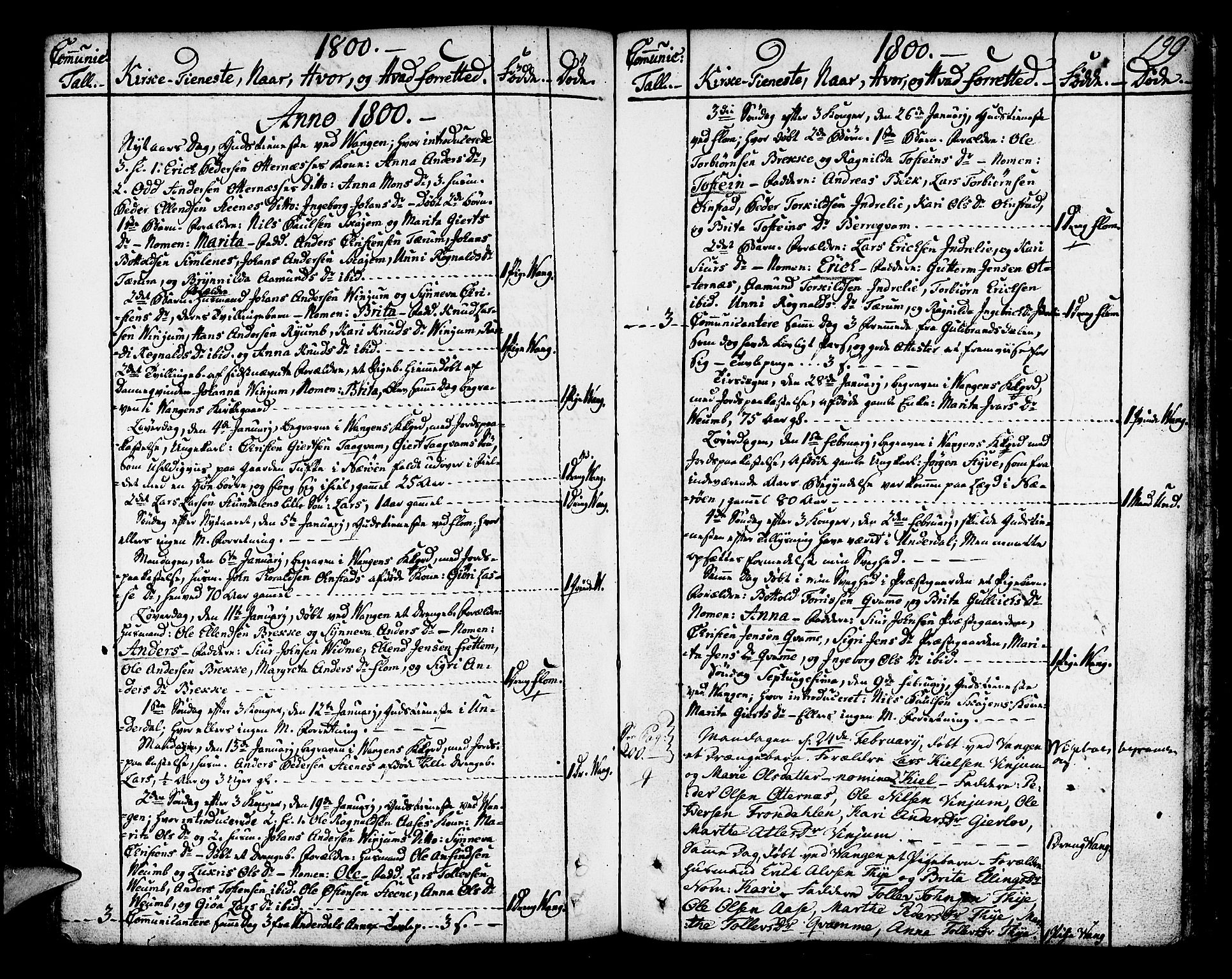 Aurland sokneprestembete, AV/SAB-A-99937/H/Ha/Haa/L0004: Parish register (official) no. A 4, 1756-1801, p. 199