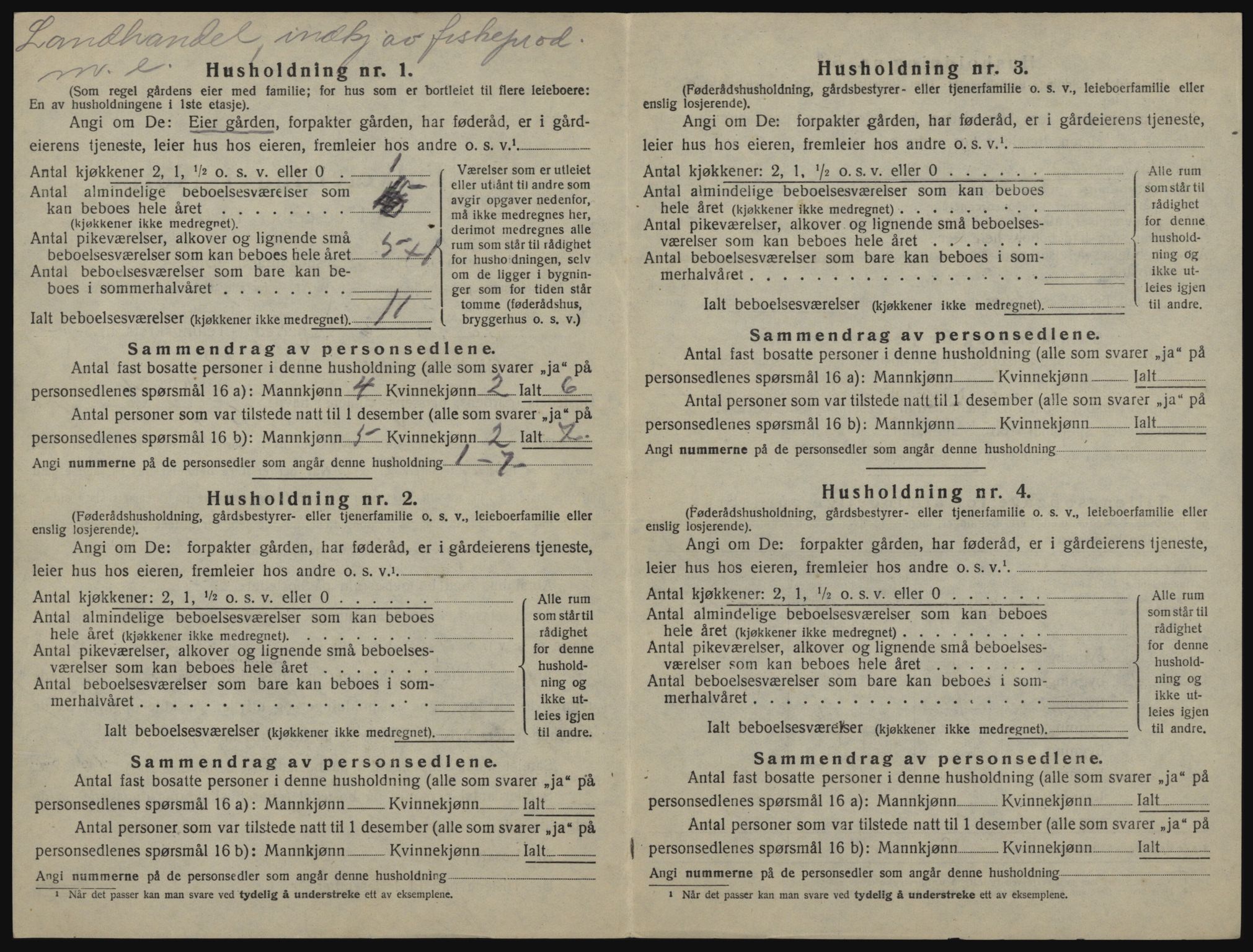 SATØ, 1920 census for Sørfjord, 1920, p. 66