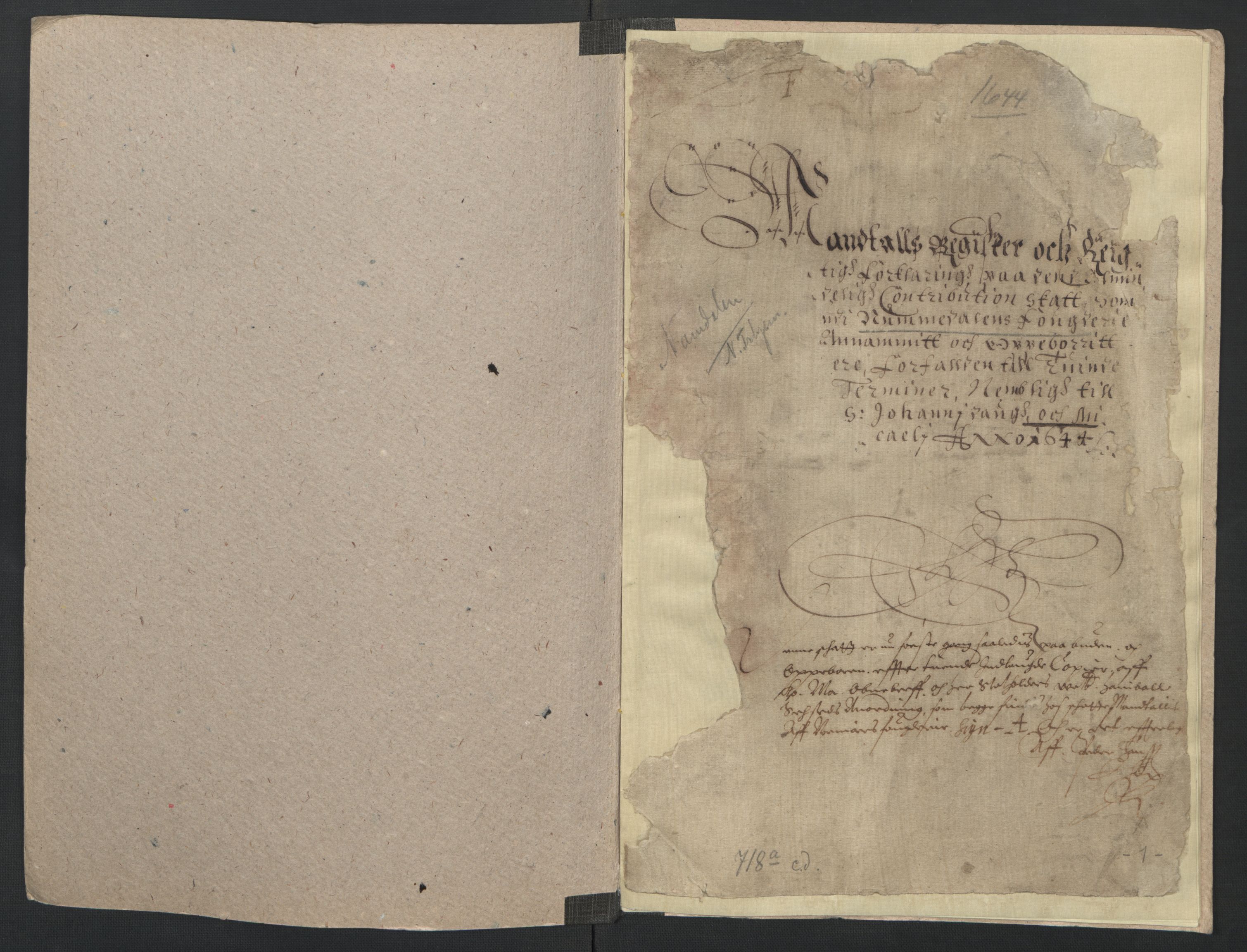 Rentekammeret inntil 1814, Reviderte regnskaper, Lensregnskaper, AV/RA-EA-5023/R/Rb/Rbw/L0082: Trondheim len, 1644-1645