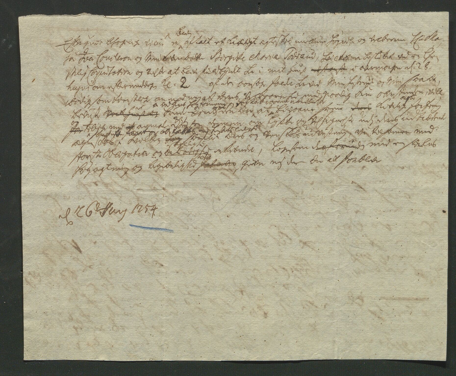 Åker i Vang, Hedmark, og familien Todderud, AV/SAH-ARK-010/E/Ea/L0001: Korrespondanse ordnet kronologisk, 1721-1772, p. 80