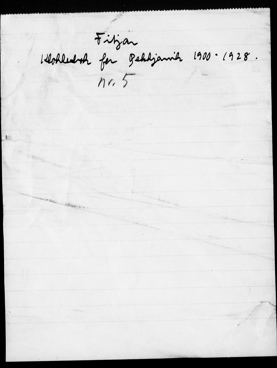 Fitjar sokneprestembete, SAB/A-99926: Parish register (copy) no. C 1, 1900-1928