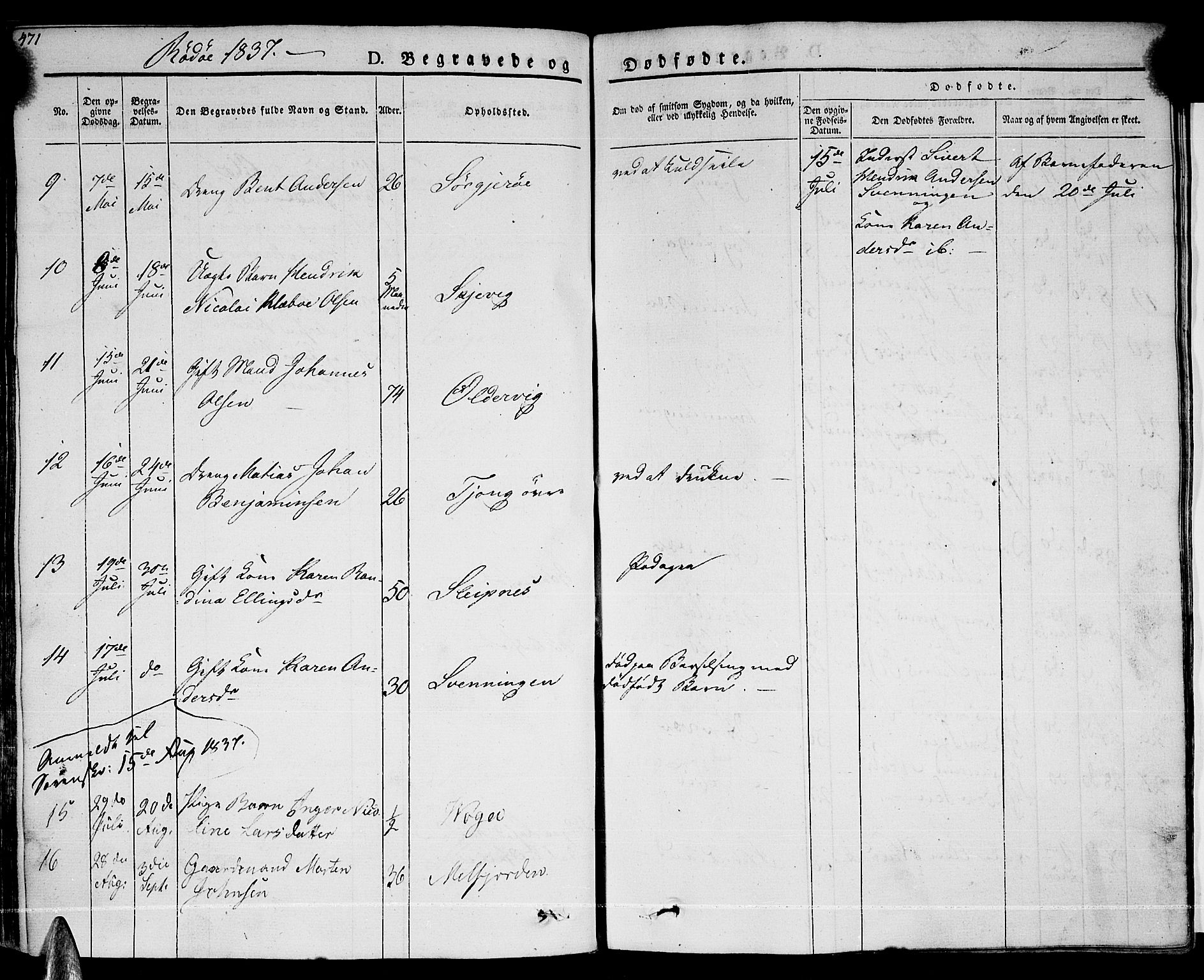 Ministerialprotokoller, klokkerbøker og fødselsregistre - Nordland, AV/SAT-A-1459/841/L0600: Parish register (official) no. 841A07 /1, 1825-1844, p. 471