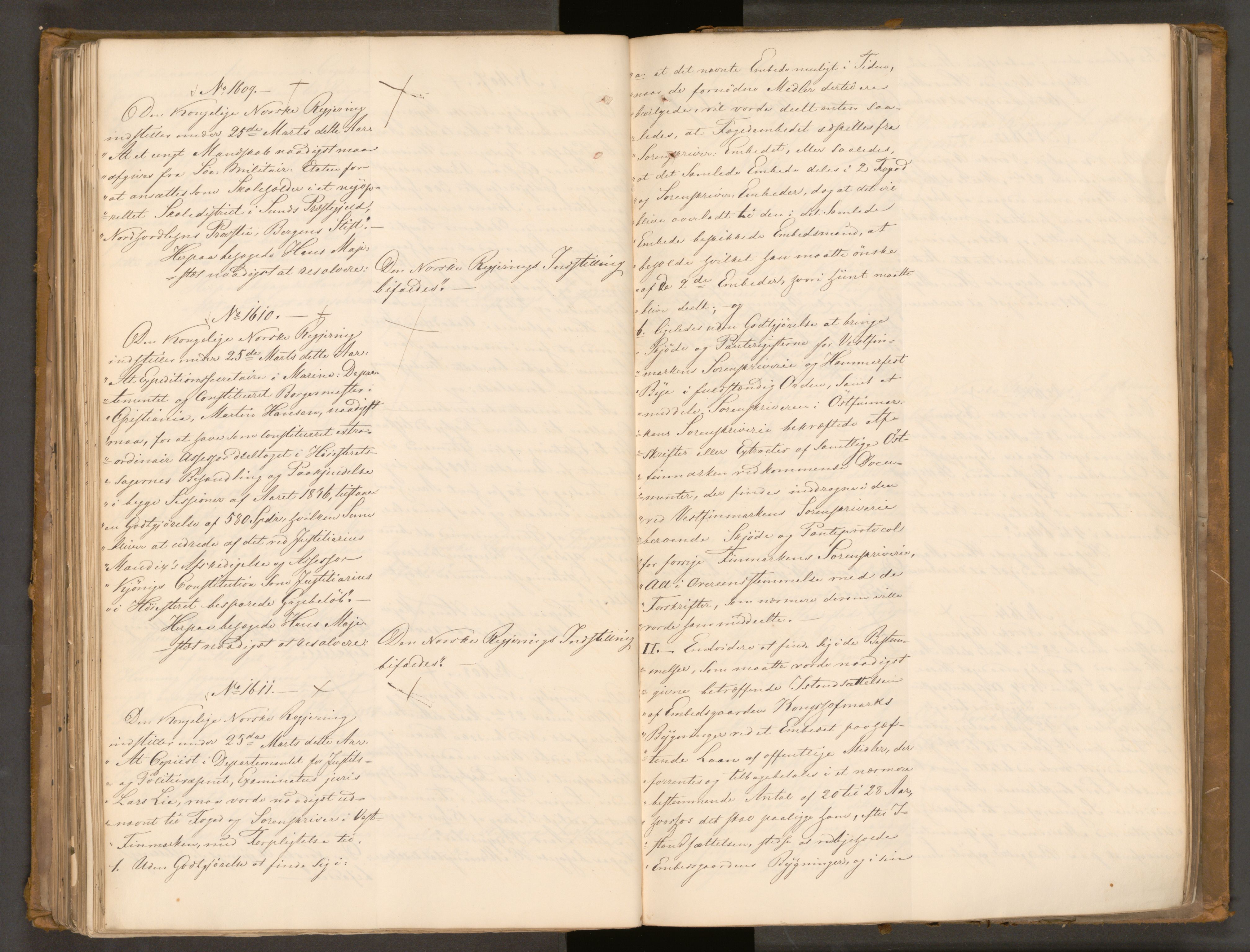 Statsrådssekretariatet, AV/RA-S-1001/A/Ab/L0044: Kgl. res. nr. 1193-1948, 1. halvår, 1837