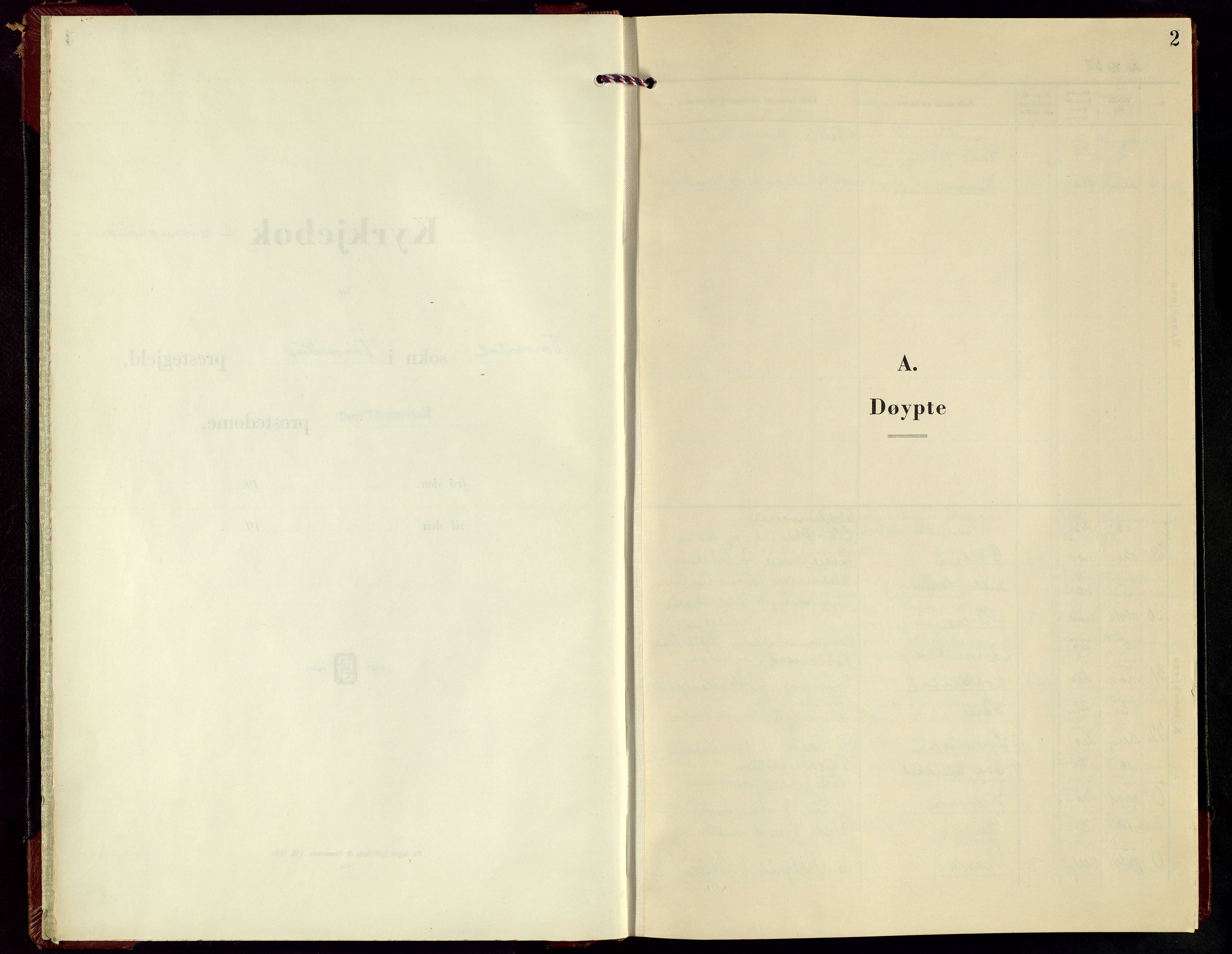 Torvastad sokneprestkontor, SAST/A -101857/H/Ha/Hab/L0011: Parish register (copy) no. B 11, 1958-1970, p. 2