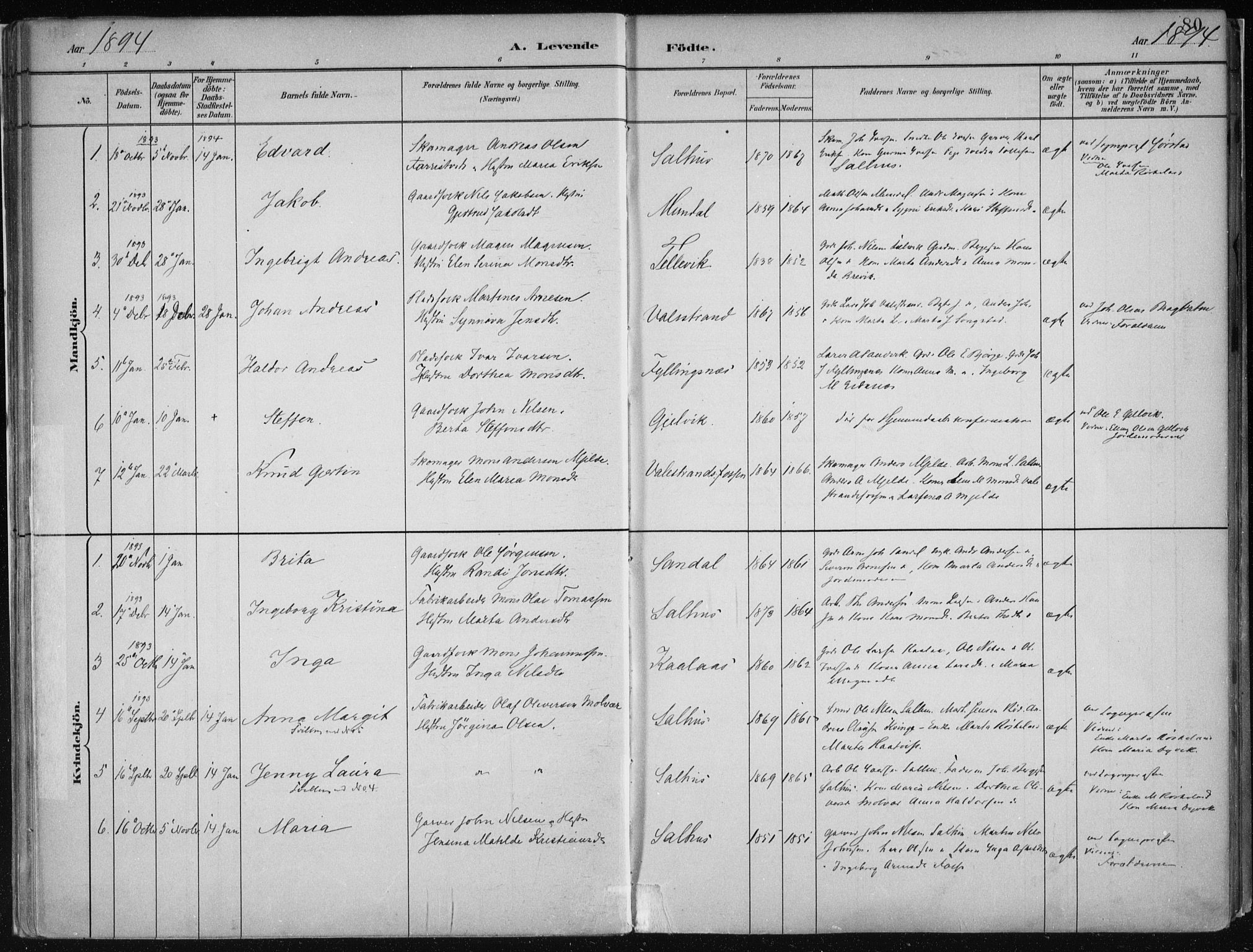 Hamre sokneprestembete, SAB/A-75501/H/Ha/Haa/Haab/L0001: Parish register (official) no. B  1, 1882-1905, p. 80