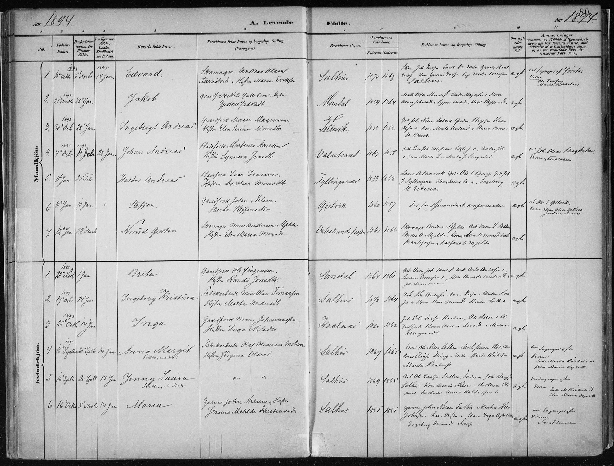 Hamre sokneprestembete, AV/SAB-A-75501/H/Ha/Haa/Haab/L0001: Parish register (official) no. B  1, 1882-1905, p. 80