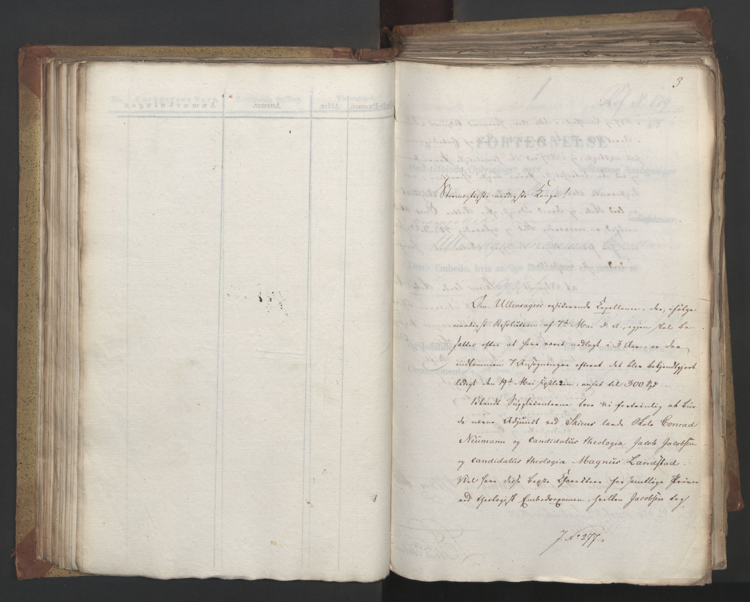 Statsrådsavdelingen i Stockholm, RA/S-1003/D/Da/L0055: Regjeringsinnstillinger nr. 231-435, 1828, p. 123