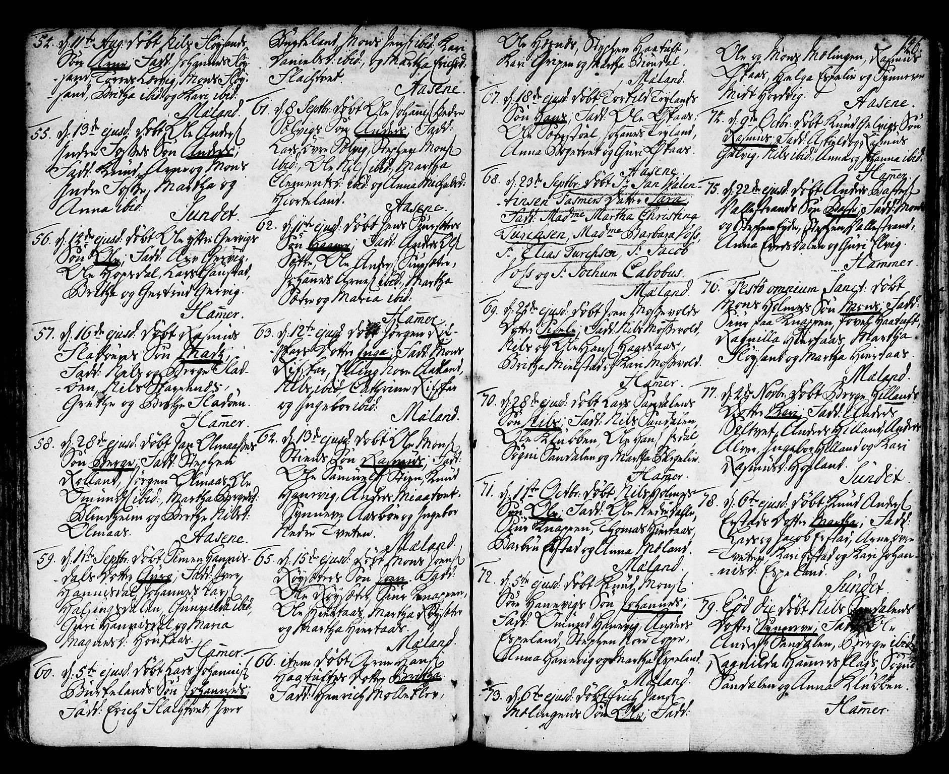 Hamre sokneprestembete, AV/SAB-A-75501/H/Ha/Haa/Haaa/L0007: Parish register (official) no. A 7, 1762-1777, p. 146