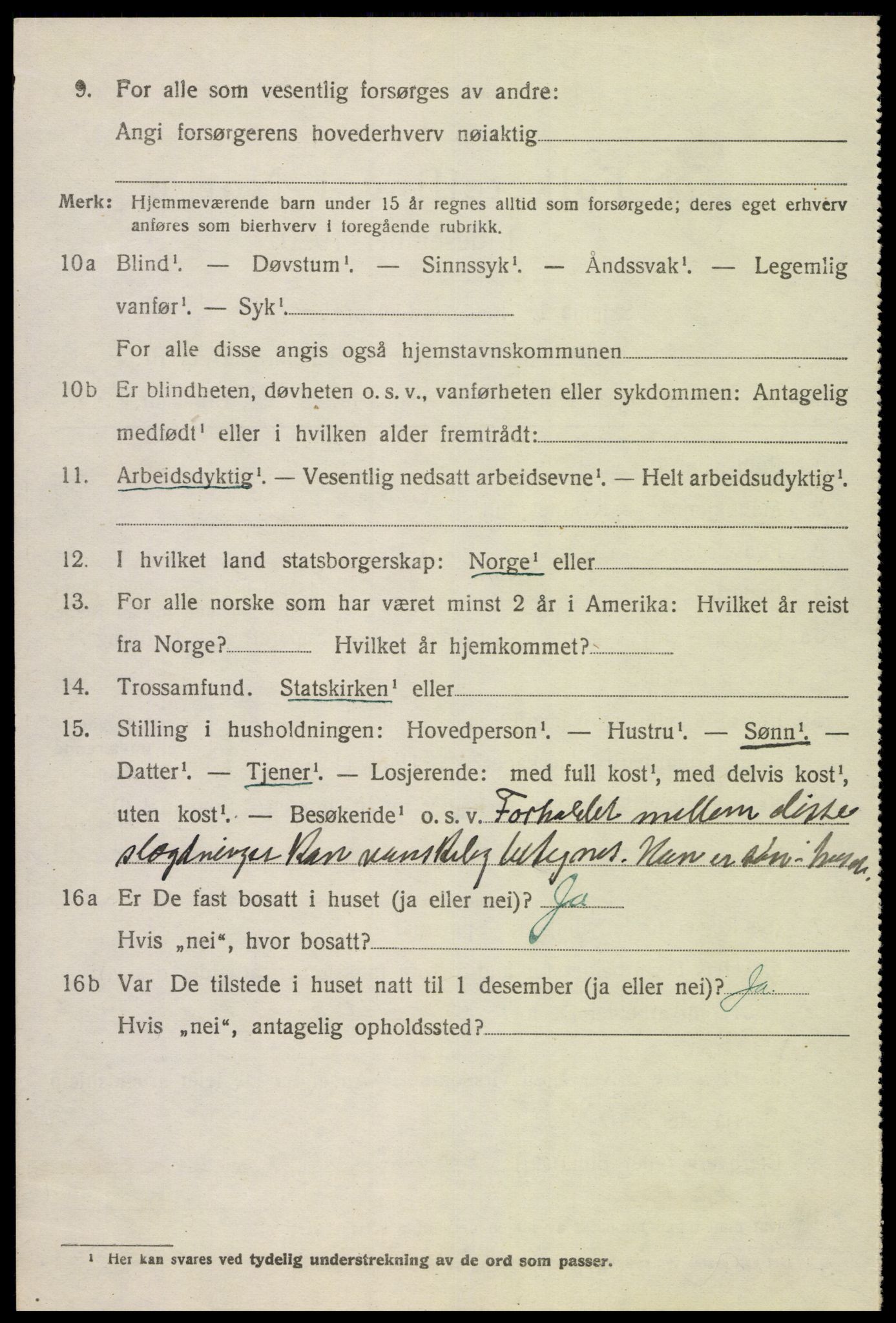 SAK, 1920 census for Eiken, 1920, p. 768