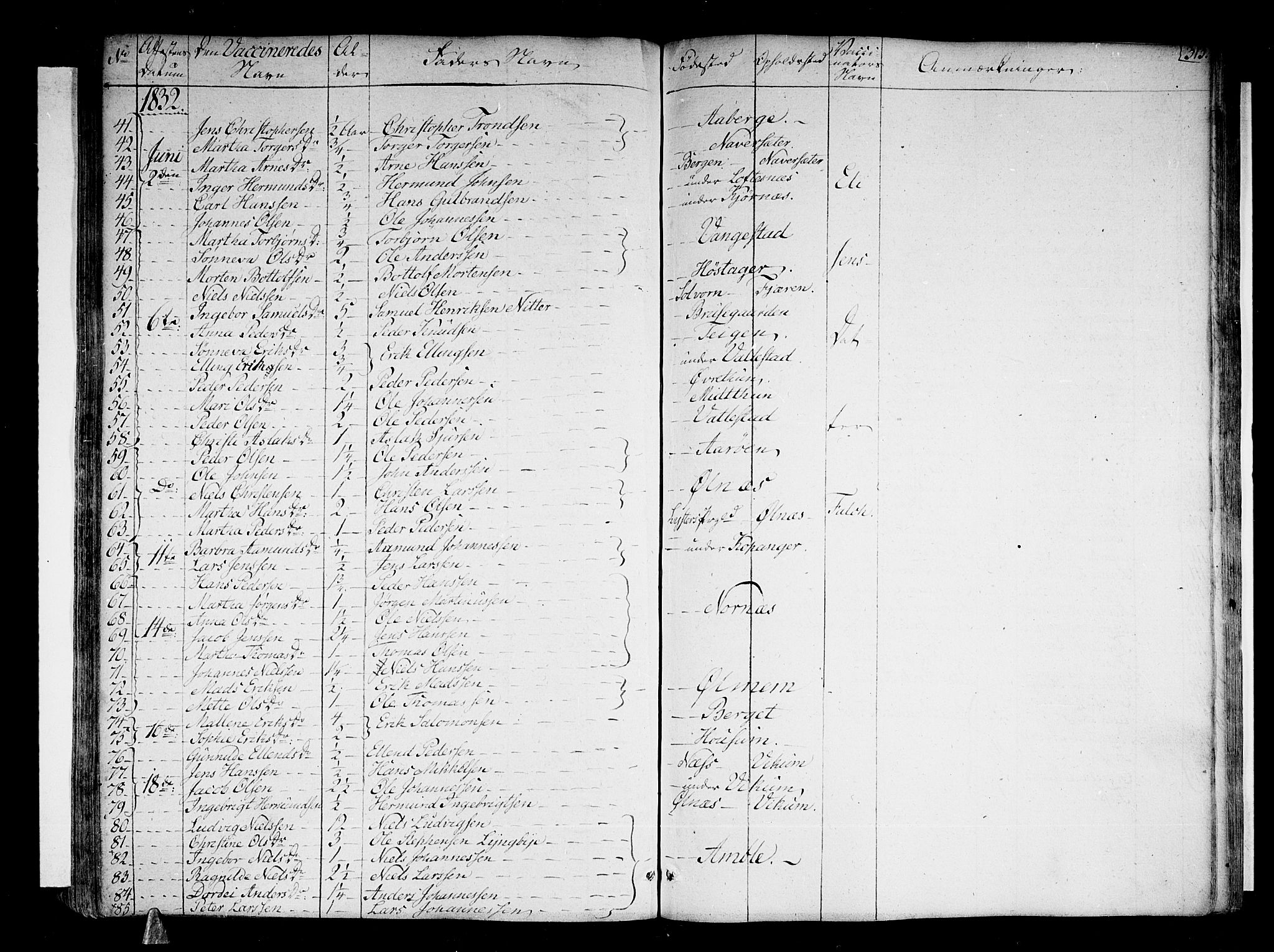 Sogndal sokneprestembete, AV/SAB-A-81301/H/Haa/Haaa/L0010: Parish register (official) no. A 10, 1821-1838, p. 313