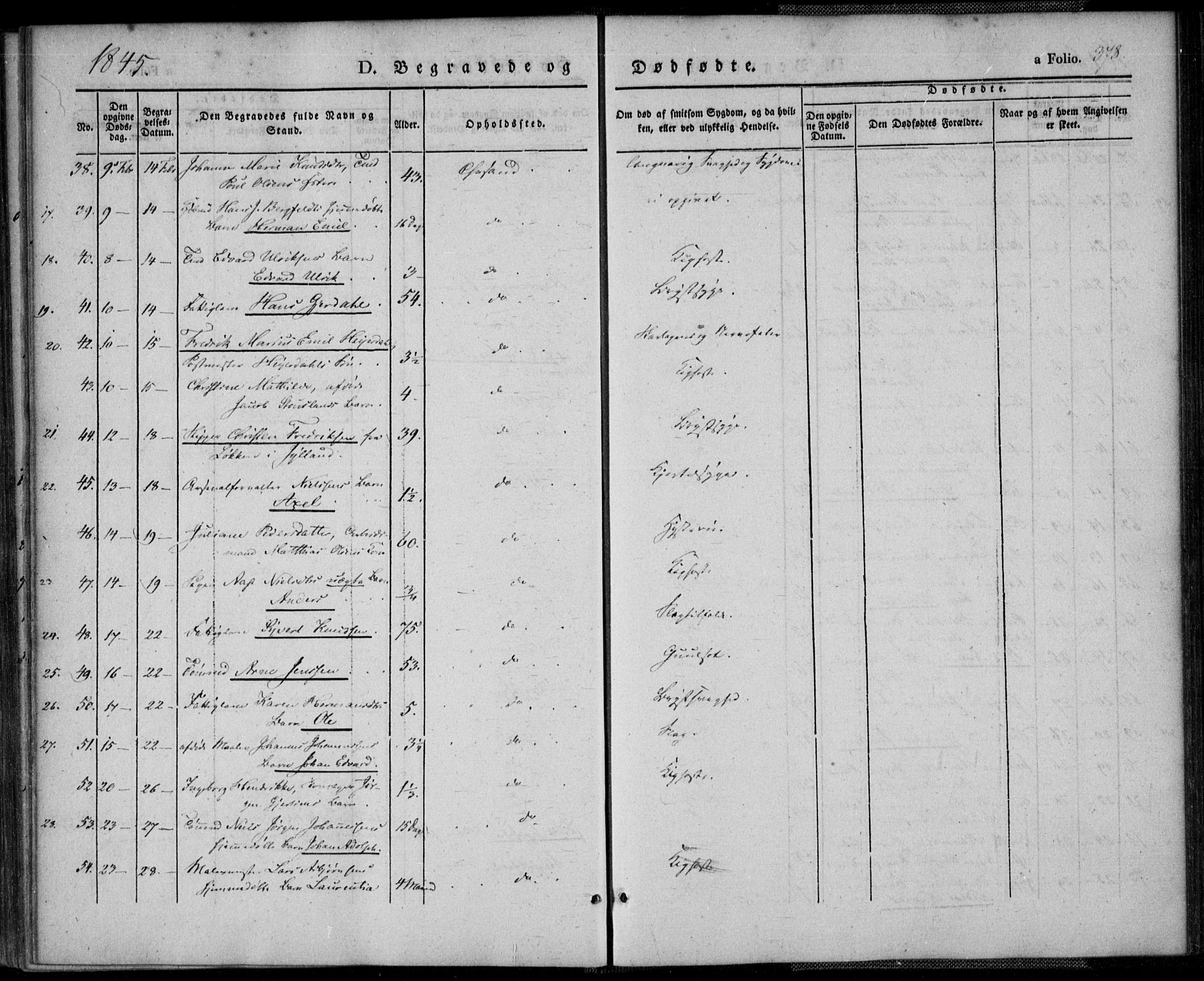 Kristiansand domprosti, AV/SAK-1112-0006/F/Fa/L0013: Parish register (official) no. A 13, 1842-1851, p. 378