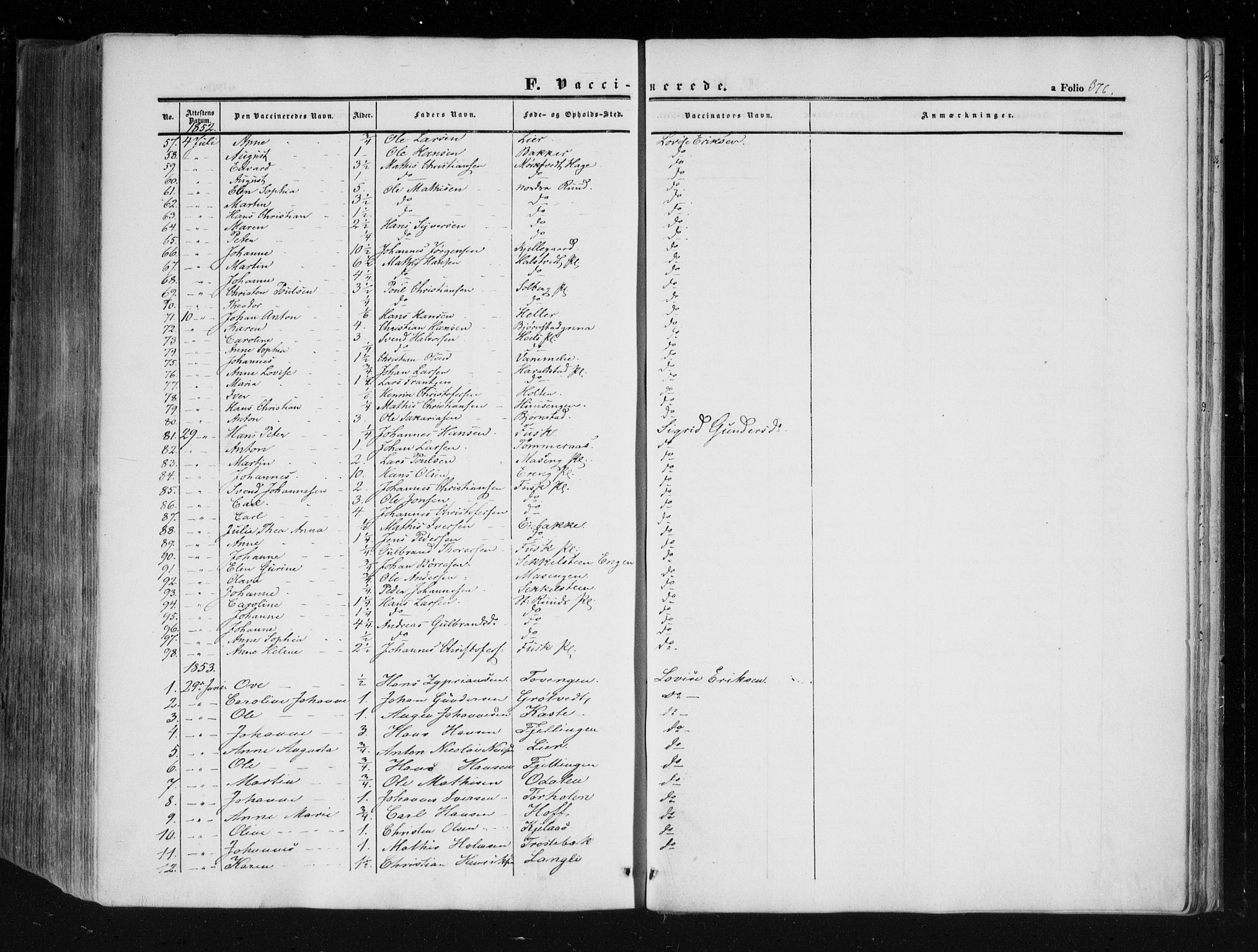 Askim prestekontor Kirkebøker, SAO/A-10900/F/Fa/L0005: Parish register (official) no. 5, 1847-1879, p. 376