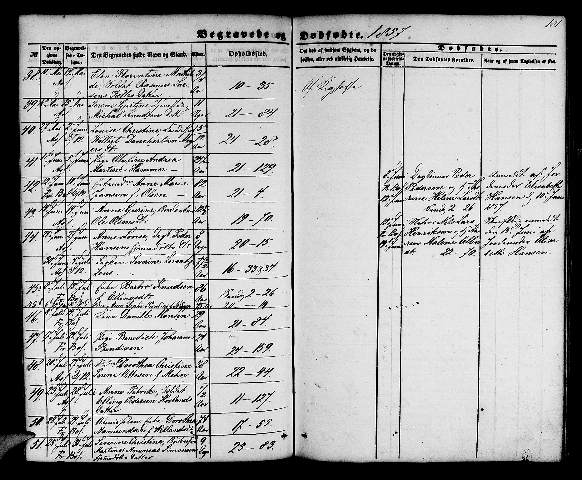 Korskirken sokneprestembete, AV/SAB-A-76101/H/Hab: Parish register (copy) no. E 2, 1851-1871, p. 181