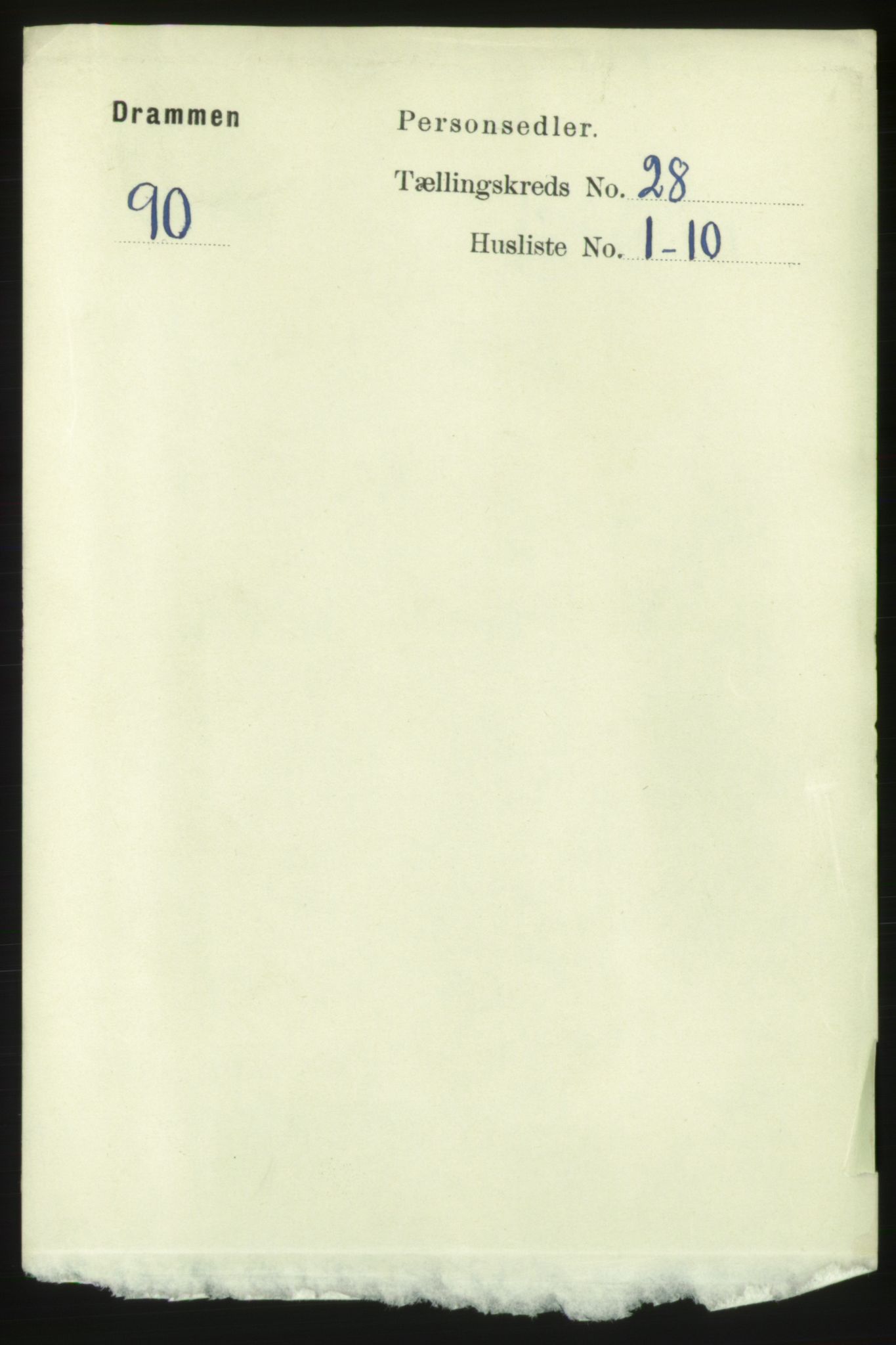 RA, 1891 census for 0602 Drammen, 1891, p. 16725