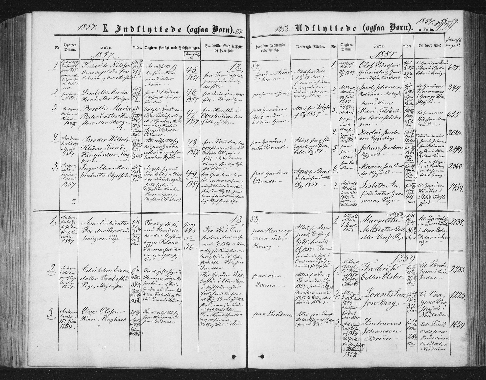 Ministerialprotokoller, klokkerbøker og fødselsregistre - Nord-Trøndelag, SAT/A-1458/749/L0472: Parish register (official) no. 749A06, 1857-1873, p. 229