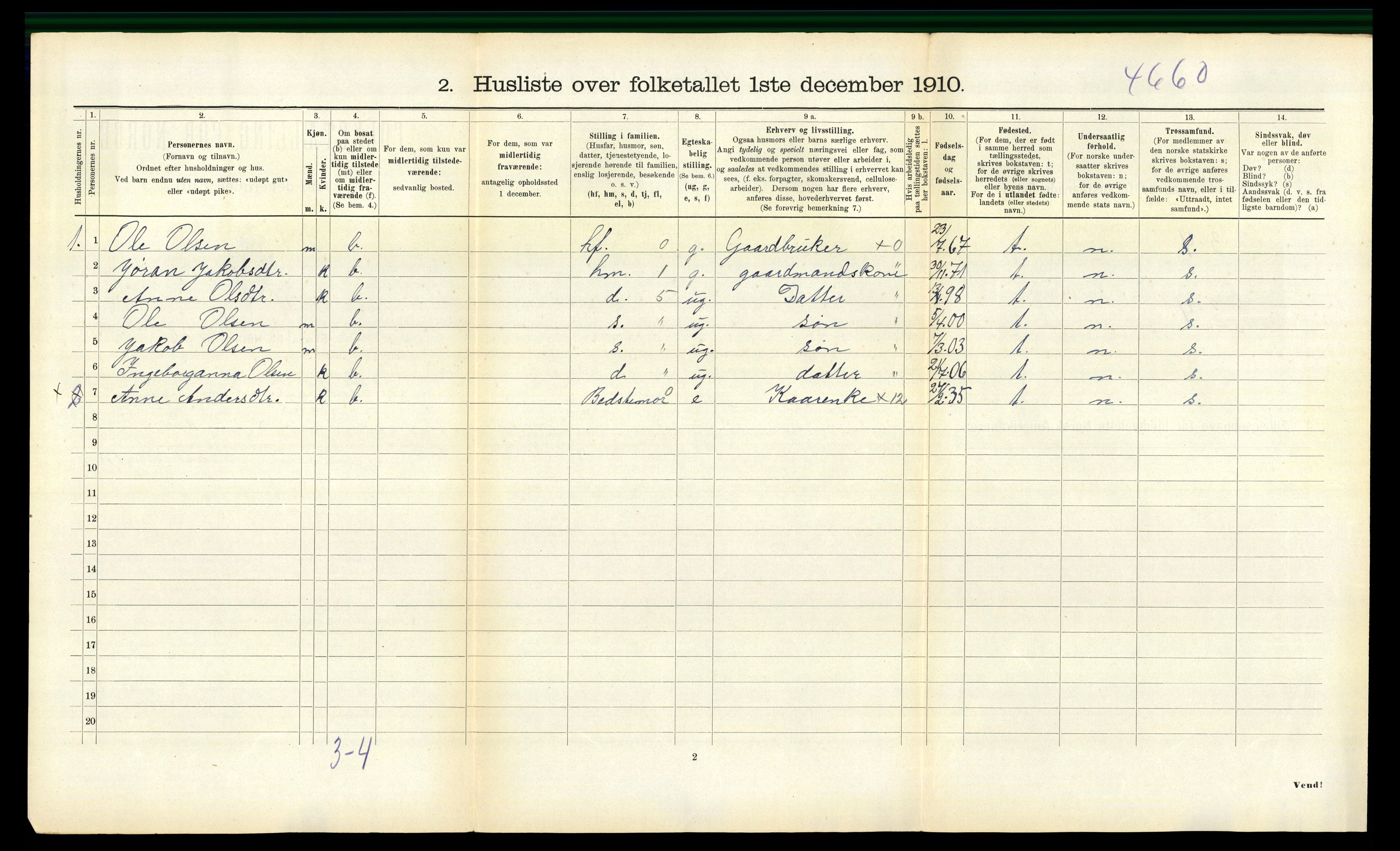 RA, 1910 census for Stadsbygd, 1910, p. 100