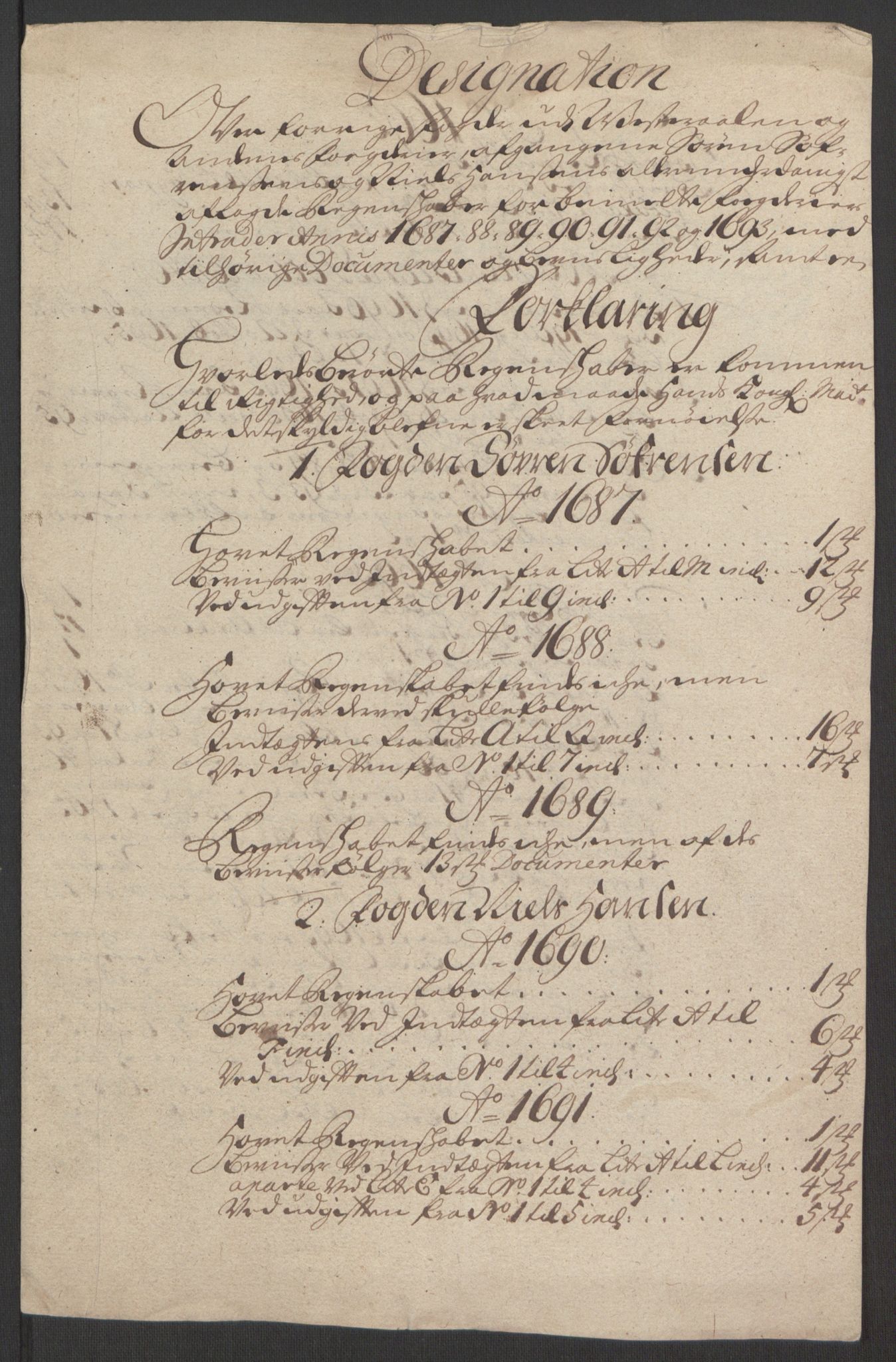 Rentekammeret inntil 1814, Reviderte regnskaper, Fogderegnskap, AV/RA-EA-4092/R67/L4676: Fogderegnskap Vesterålen, Andenes og Lofoten, 1691-1693, p. 239