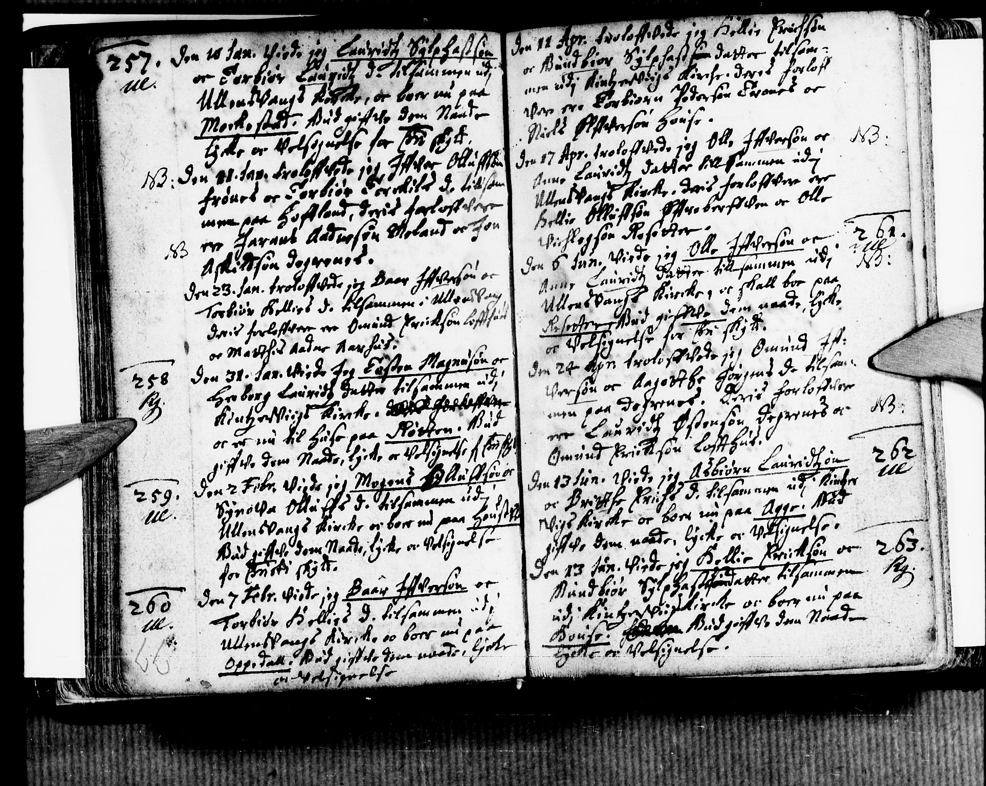 Ullensvang sokneprestembete, AV/SAB-A-78701/H/Haa: Parish register (official) no. A 2, 1669-1732