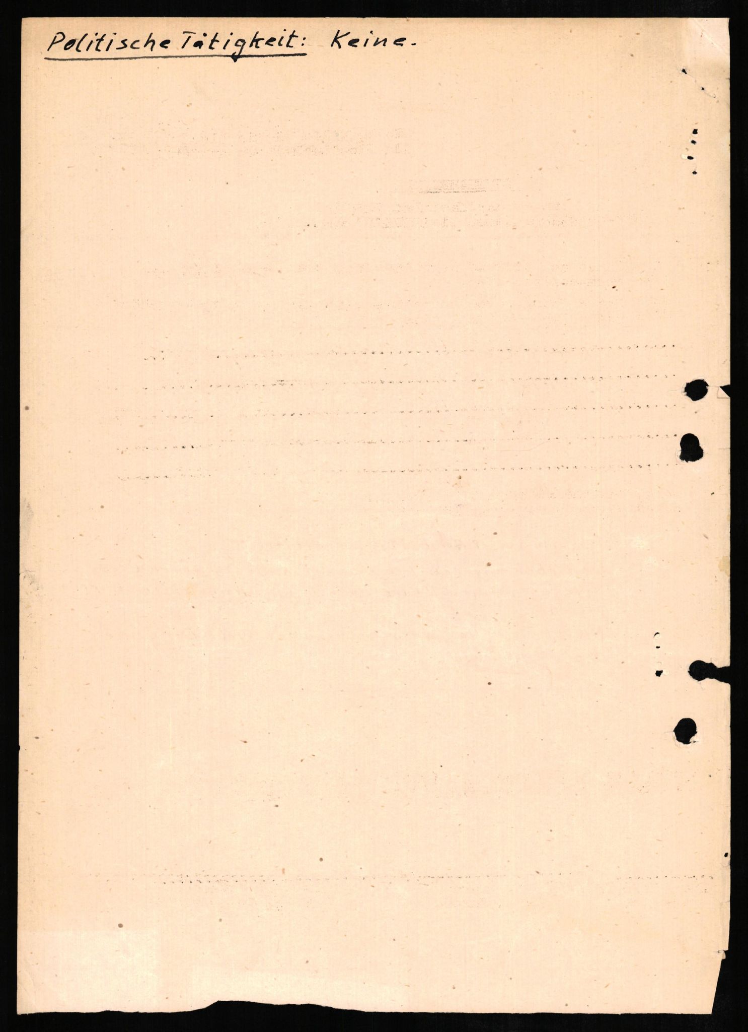 Forsvaret, Forsvarets overkommando II, AV/RA-RAFA-3915/D/Db/L0009: CI Questionaires. Tyske okkupasjonsstyrker i Norge. Tyskere., 1945-1946, p. 537