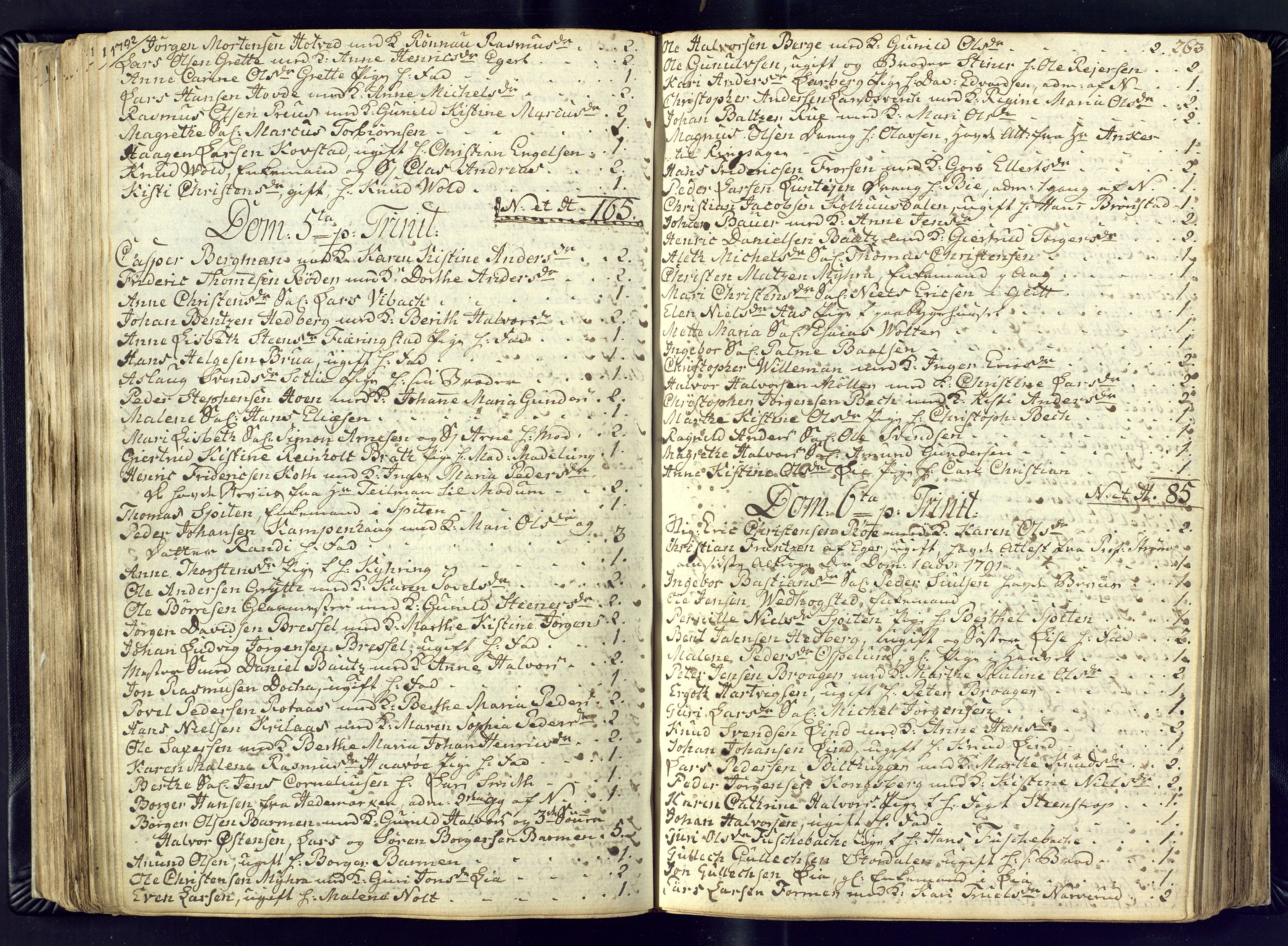 Kongsberg kirkebøker, AV/SAKO-A-22/M/Ma/L0011: Communicants register no. 11, 1788-1795, p. 263