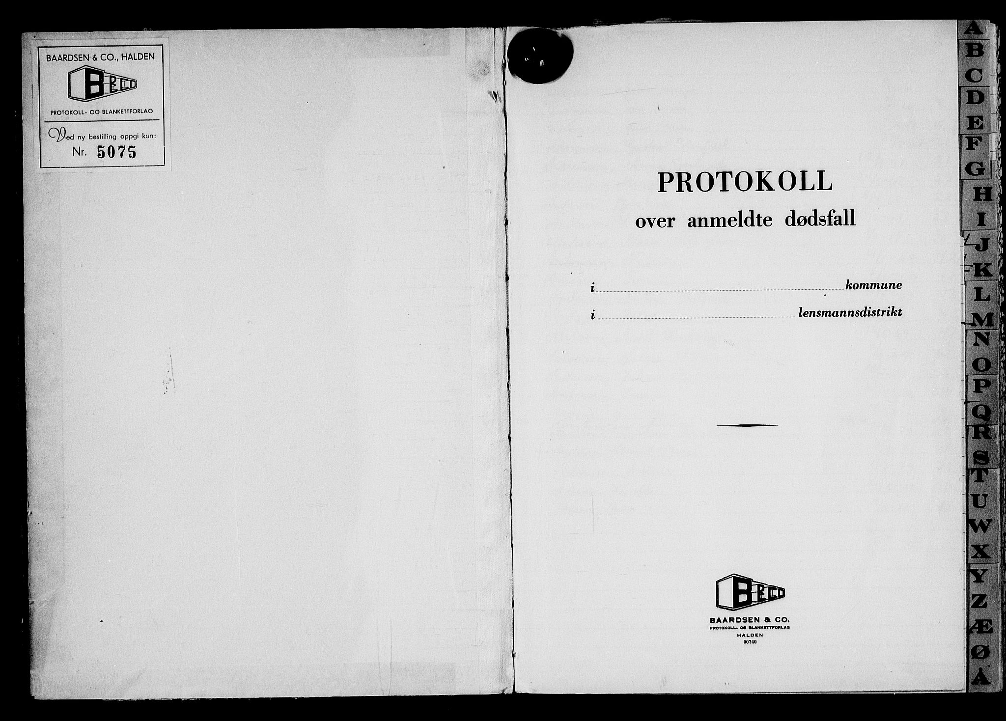 Glemmen lensmannskontor, AV/SAO-A-10123/H/Ha/Haa/L0020: Dødsfallsprotokoll Rolvsøy, 1966-1972