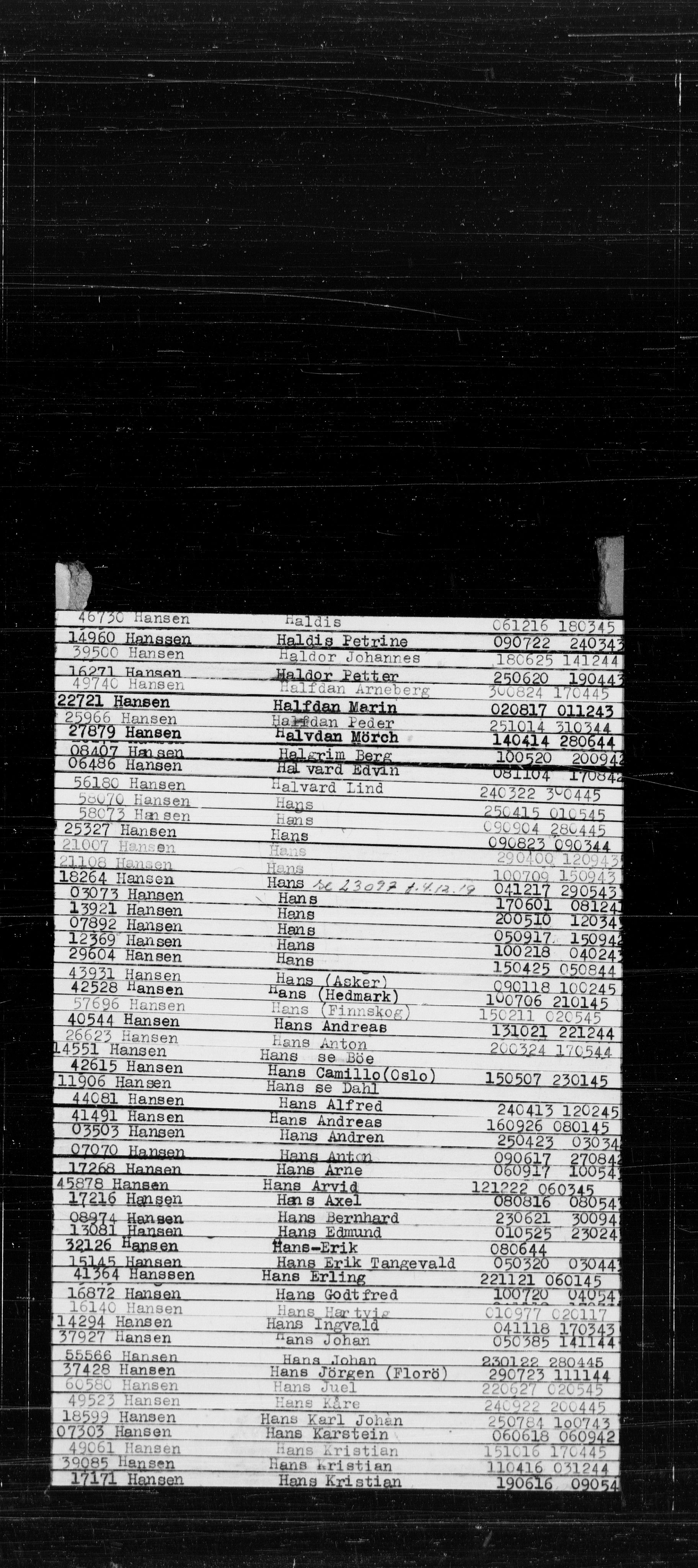 Den Kgl. Norske Legasjons Flyktningskontor, RA/S-6753/V/Va/L0022: Kjesäterkartoteket.  Alfabetisk register, A-Å., 1940-1945, p. 271