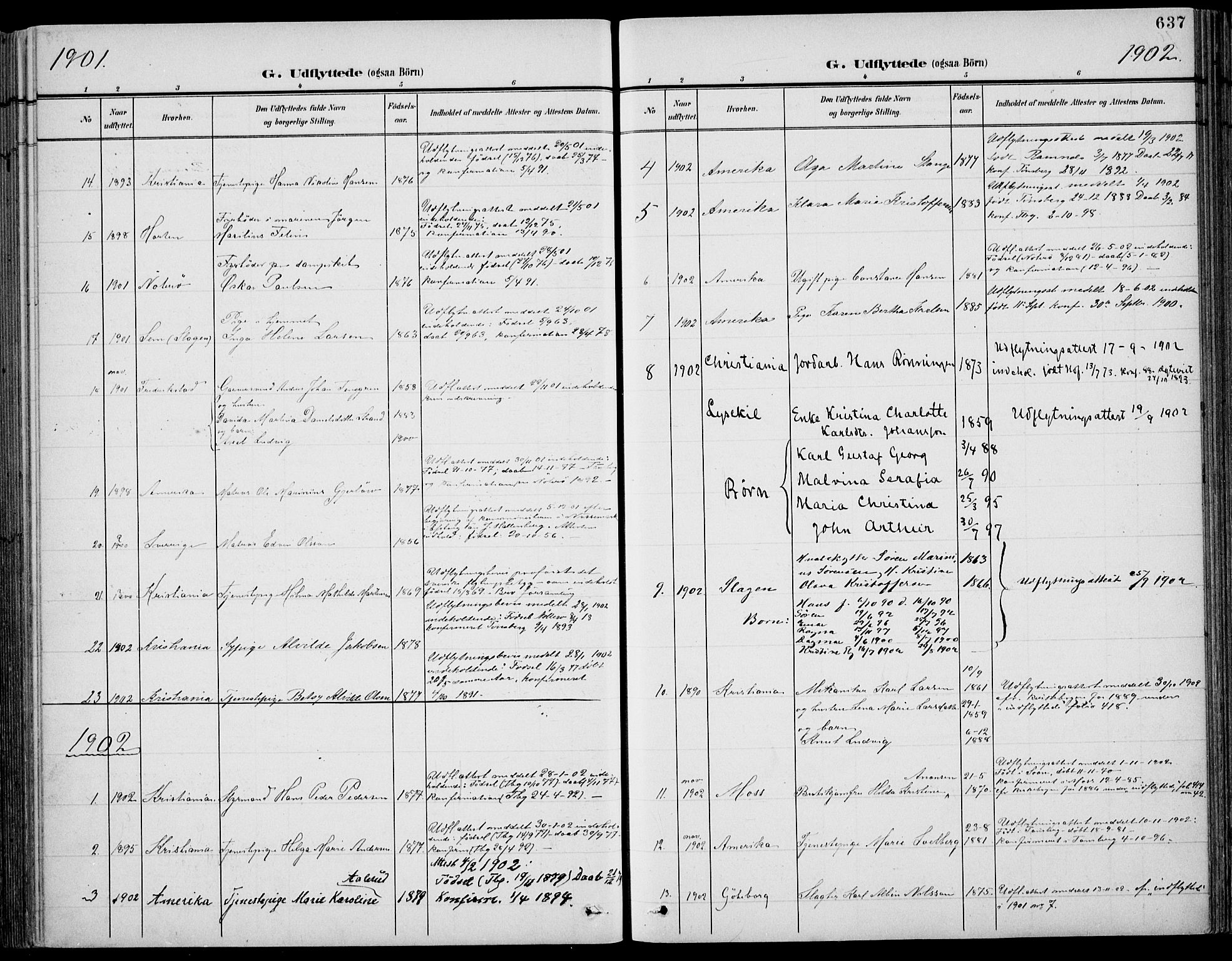 Tønsberg kirkebøker, AV/SAKO-A-330/F/Fa/L0013: Parish register (official) no. I 13, 1900-1913, p. 637