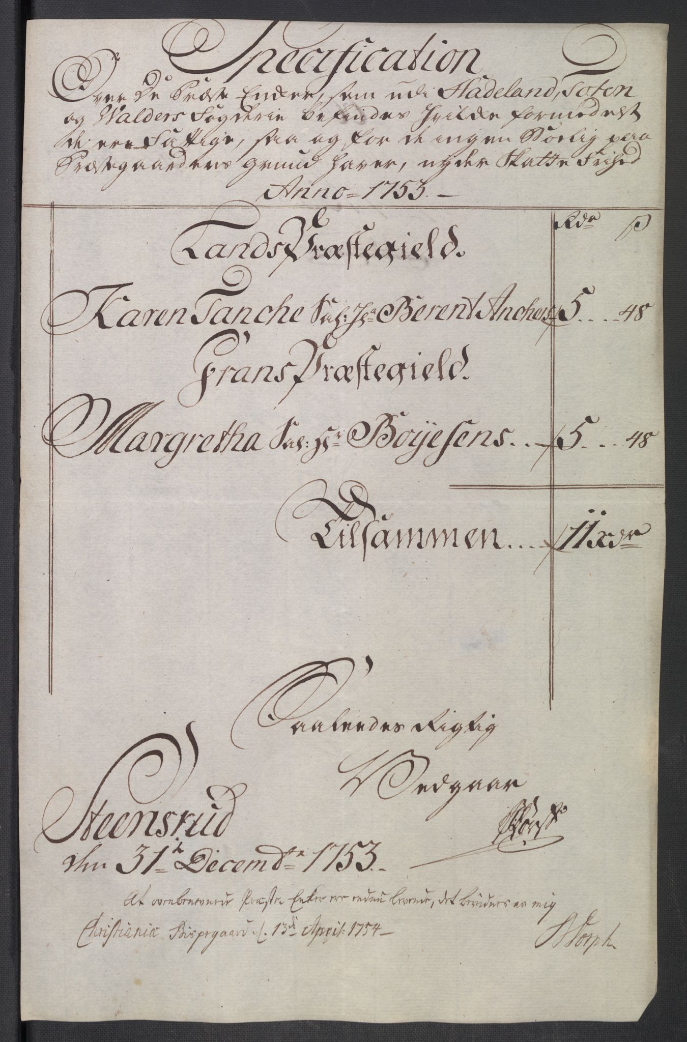 Rentekammeret inntil 1814, Reviderte regnskaper, Fogderegnskap, RA/EA-4092/R18/L1349: Fogderegnskap Hadeland, Toten og Valdres, 1752-1753, p. 615