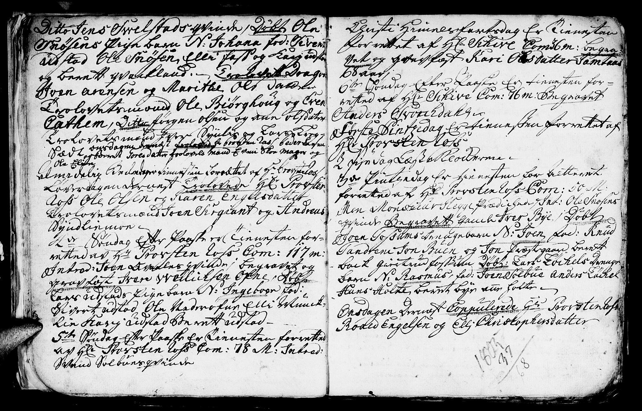 Ministerialprotokoller, klokkerbøker og fødselsregistre - Sør-Trøndelag, AV/SAT-A-1456/668/L0814: Parish register (copy) no. 668C03, 1766-1789