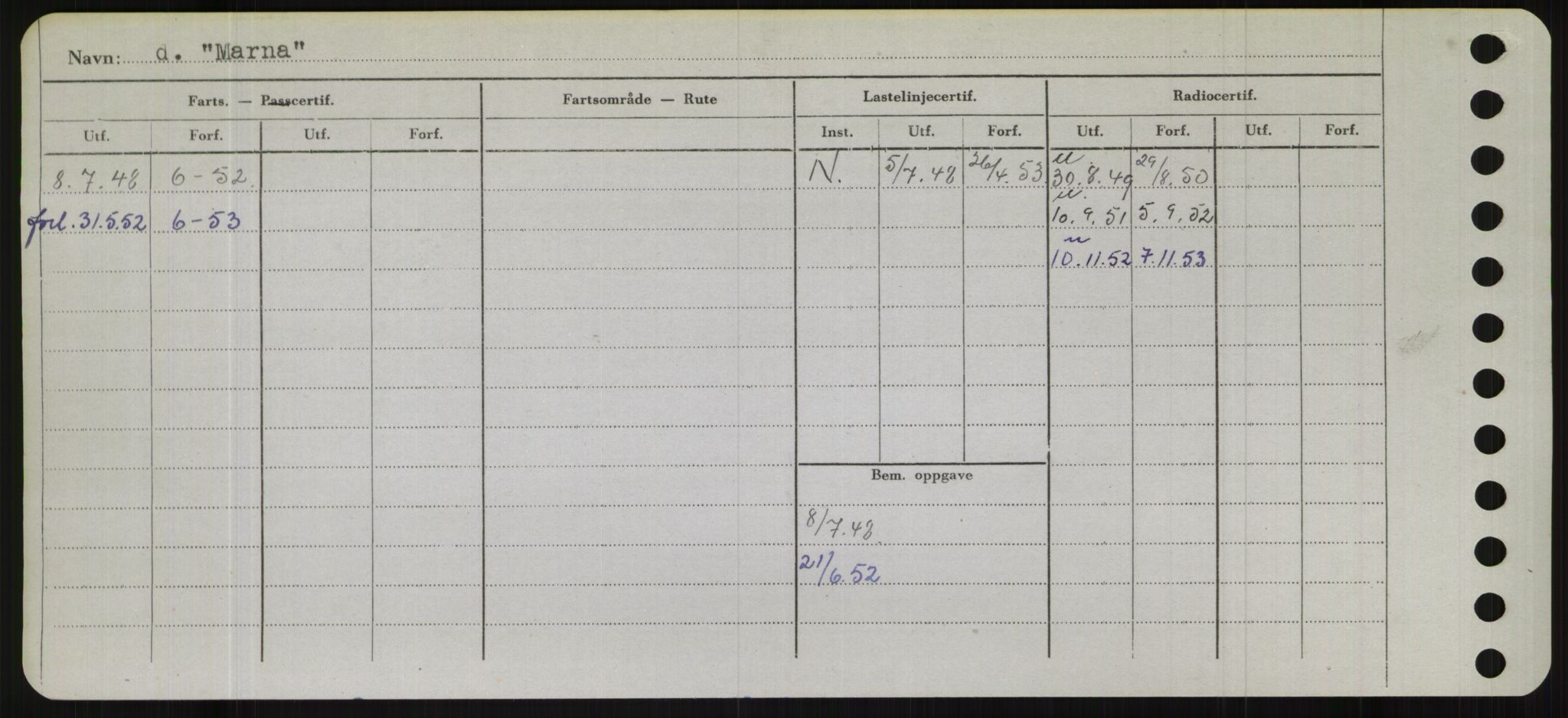 Sjøfartsdirektoratet med forløpere, Skipsmålingen, AV/RA-S-1627/H/Hb/L0003: Fartøy, I-N, p. 334