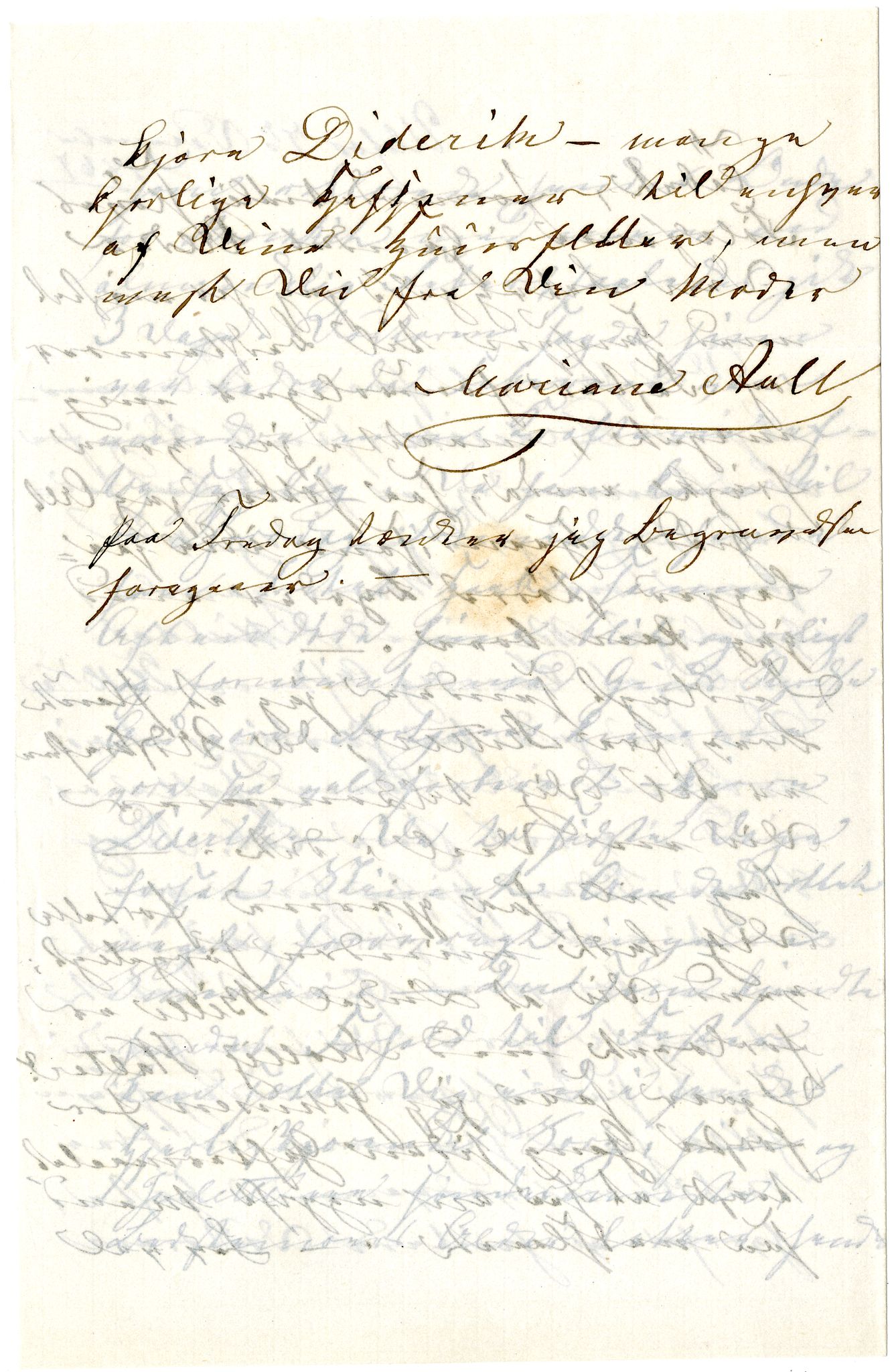 Diderik Maria Aalls brevsamling, NF/Ark-1023/F/L0001: D.M. Aalls brevsamling. A - B, 1738-1889, p. 236