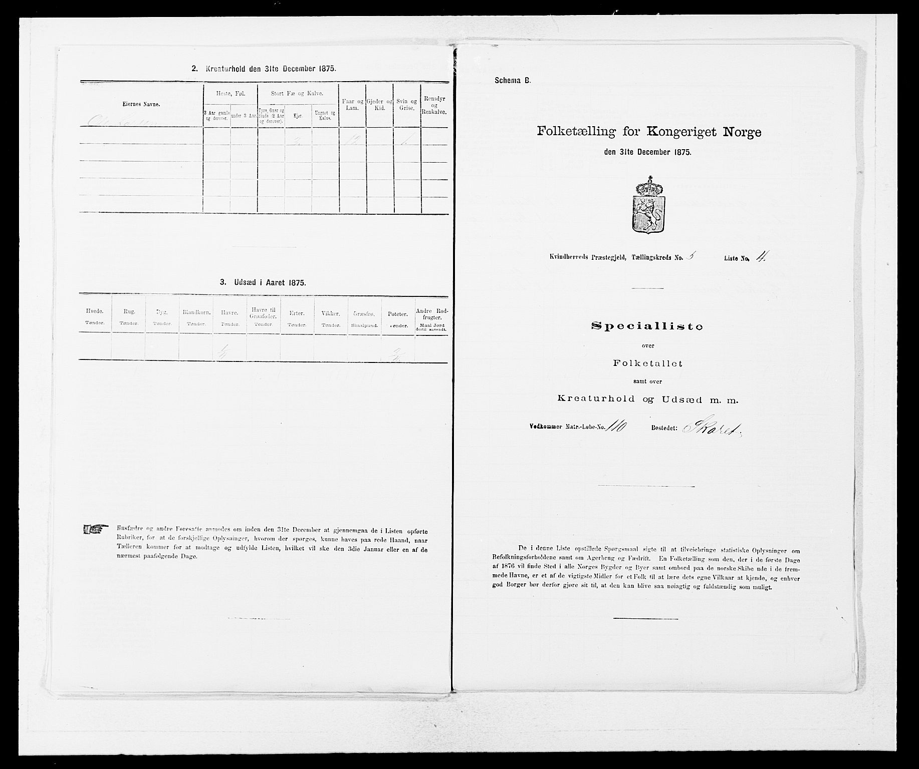 SAB, 1875 census for 1224P Kvinnherad, 1875, p. 411