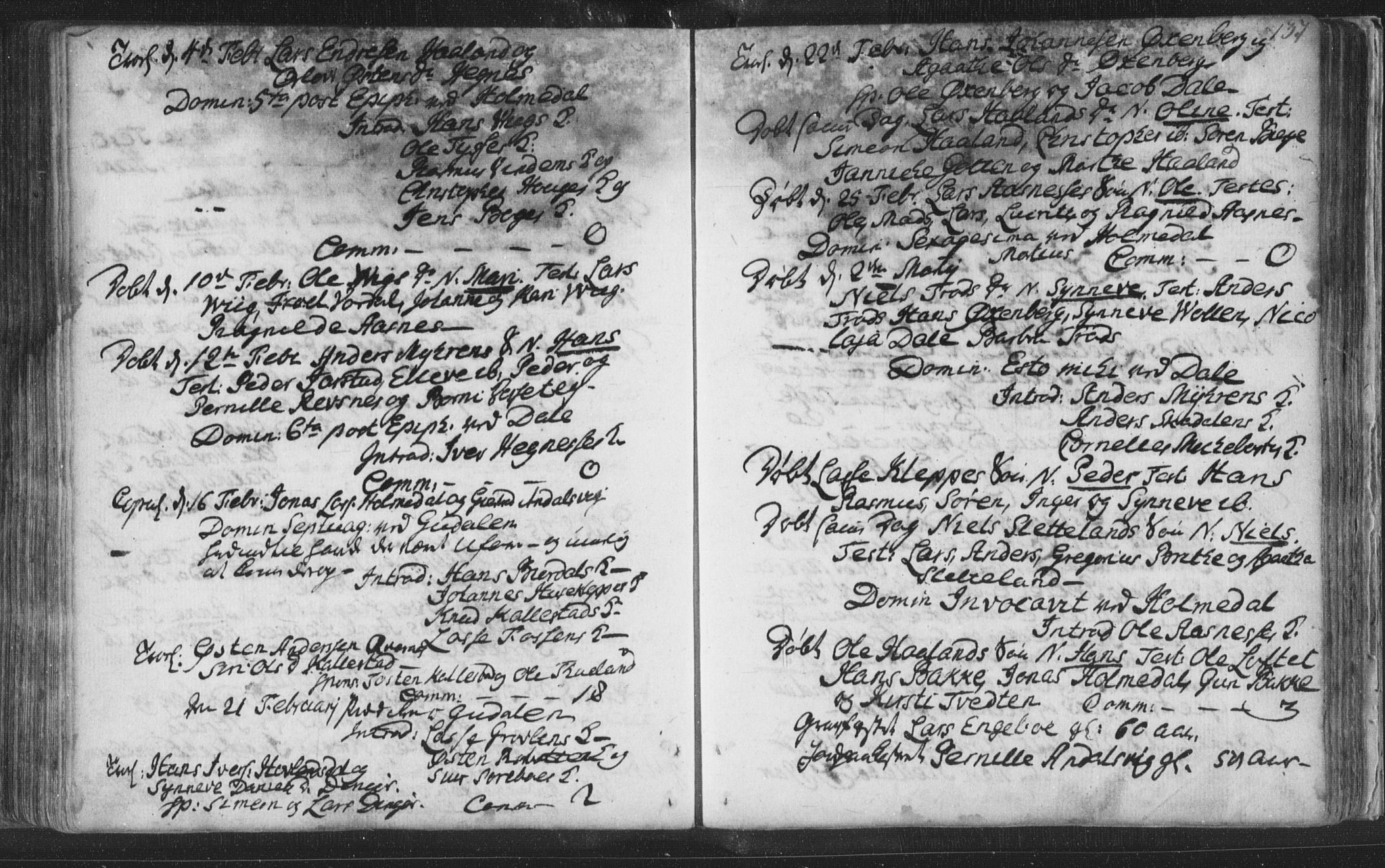 Fjaler sokneprestembete, SAB/A-79801/H/Haa/Haaa/L0002: Parish register (official) no. A 2, 1779-1798, p. 137