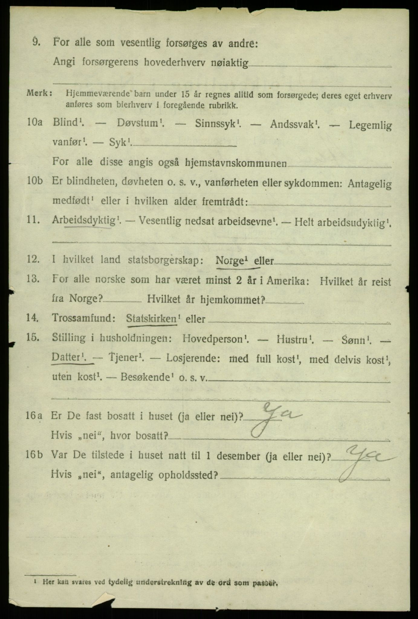 SAB, 1920 census for Alversund, 1920, p. 8245