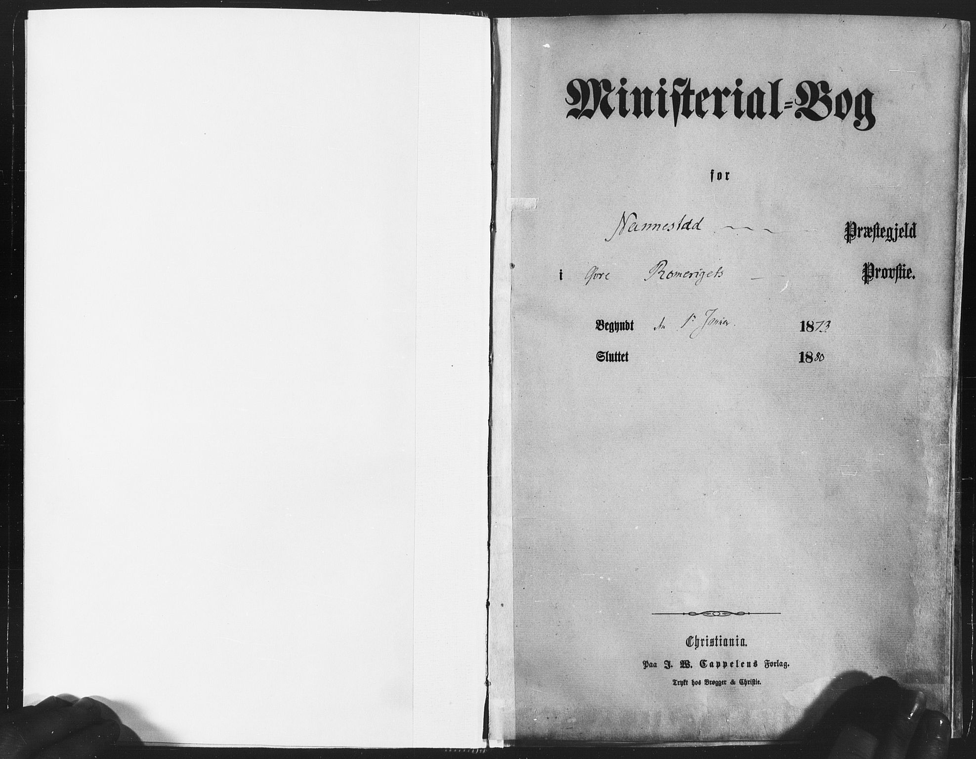 Nannestad prestekontor Kirkebøker, AV/SAO-A-10414a/F/Fa/L0013: Parish register (official) no. I 13, 1873-1880