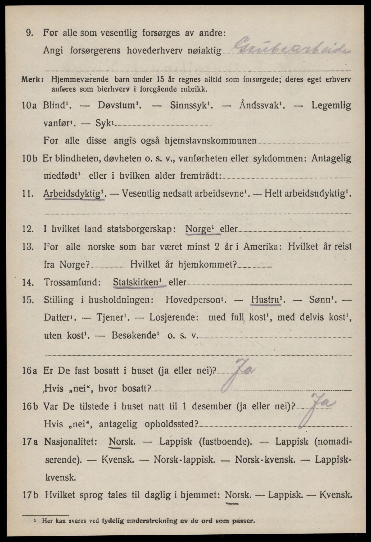 SAT, 1920 census for Meldal, 1920, p. 1872