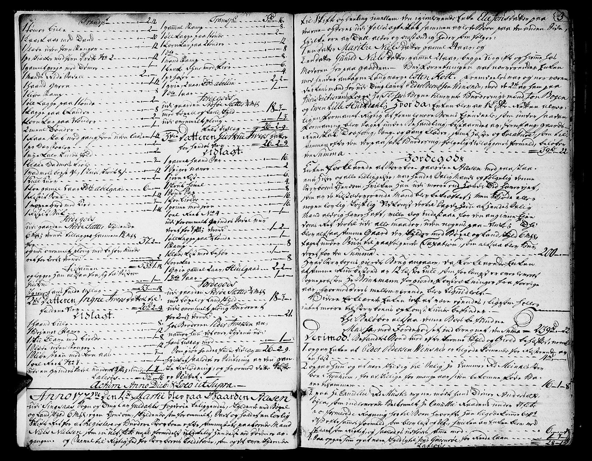 Gauldal sorenskriveri, AV/SAT-A-0014/1/3/3A/L0005: Skifteprotokoll, 1772-1777, p. 2b-3a