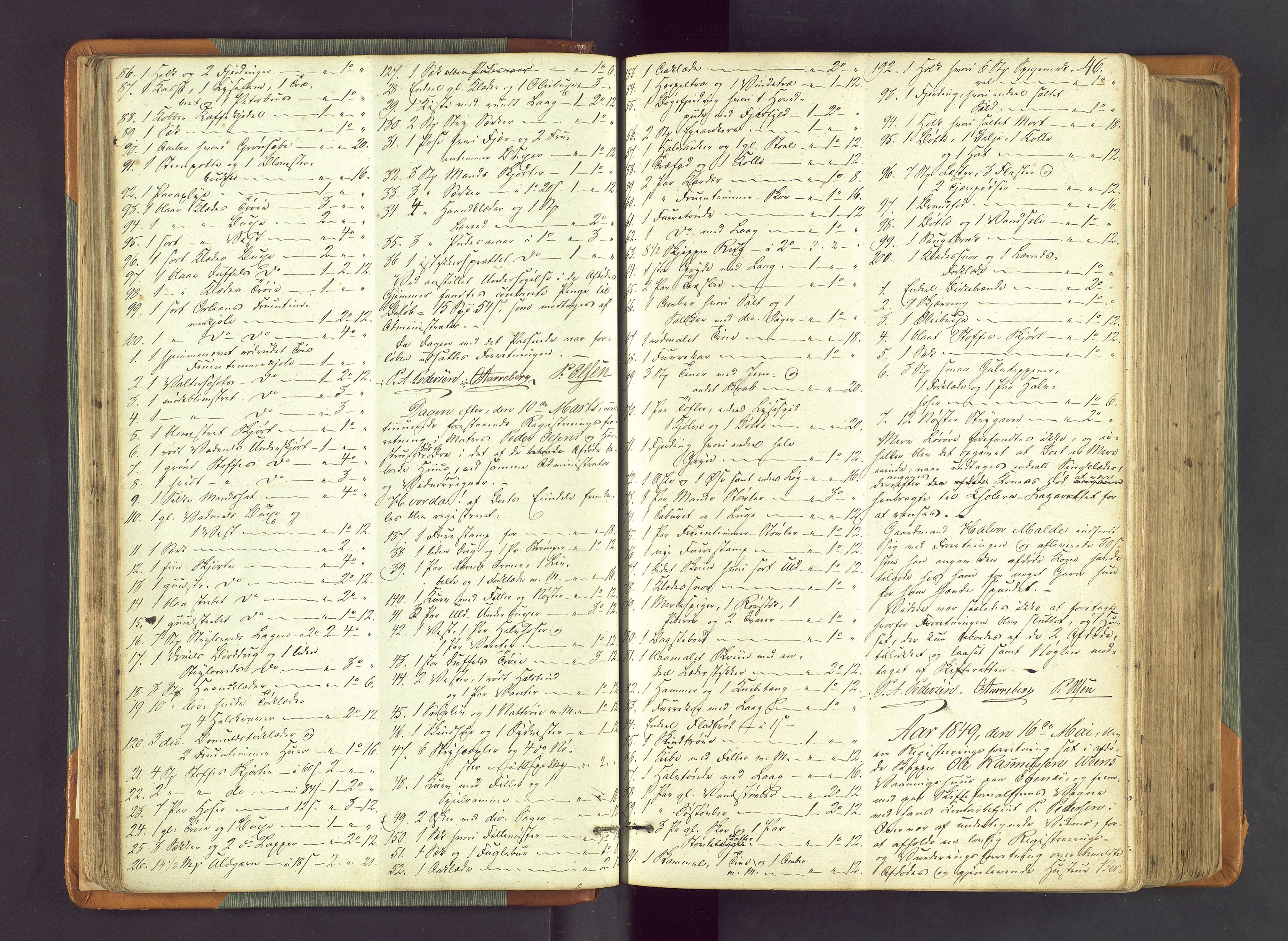 Stavanger byfogd, AV/SAST-A-101408/001/5/50/503BA/L0002: Registreringsprotokoll, 1846-1864, p. 46