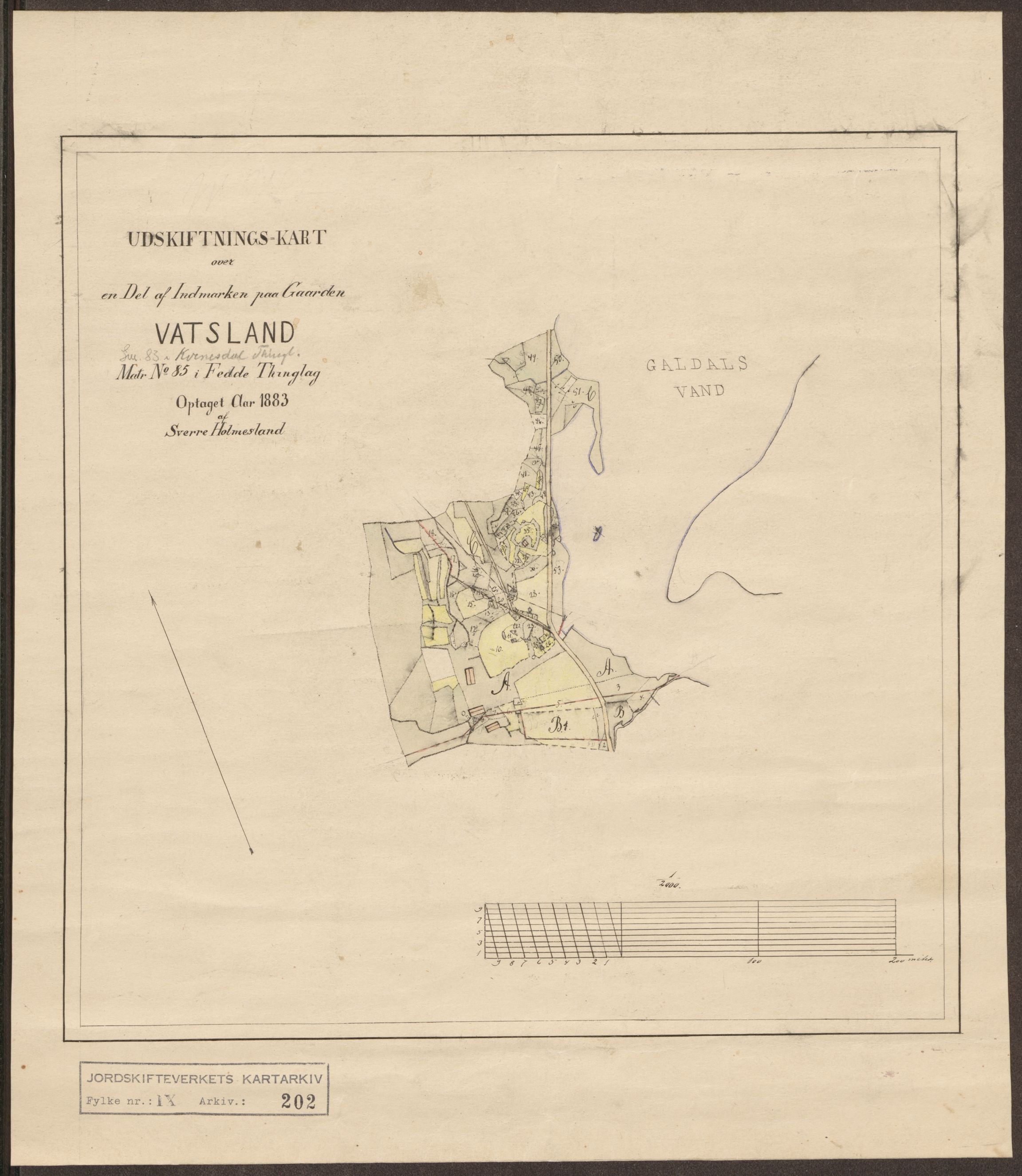 Jordskifteverkets kartarkiv, RA/S-3929/T, 1859-1988, p. 245