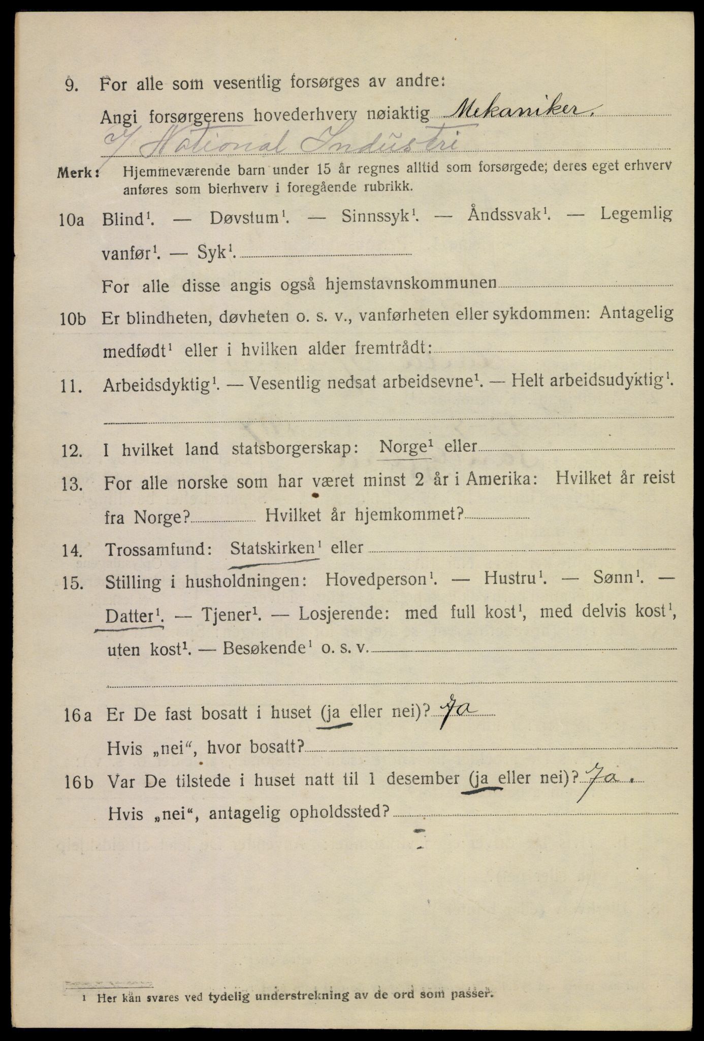 SAKO, 1920 census for Sandefjord, 1920, p. 6379