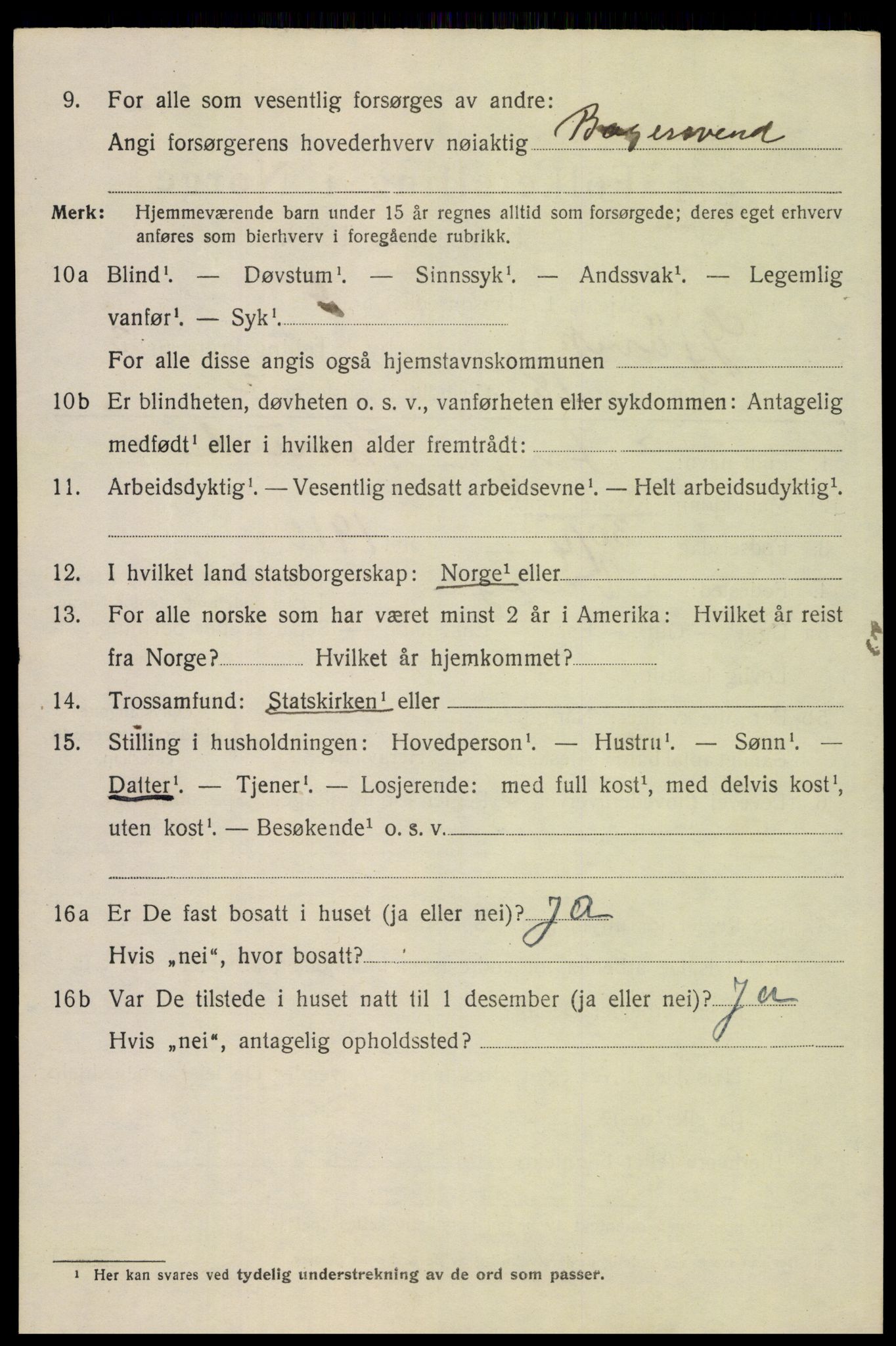 SAH, 1920 census for Gjøvik, 1920, p. 6569