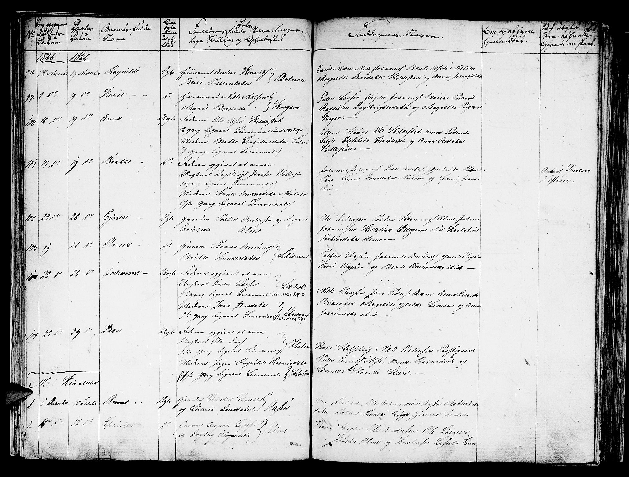 Hafslo sokneprestembete, AV/SAB-A-80301/H/Haa/Haaa/L0004: Parish register (official) no. A 4, 1821-1834, p. 27