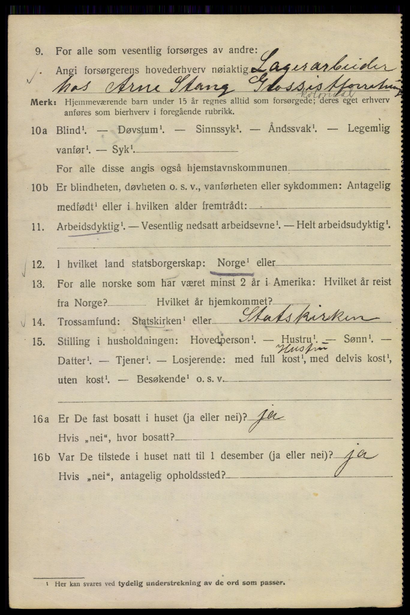 SAO, 1920 census for Kristiania, 1920, p. 561730