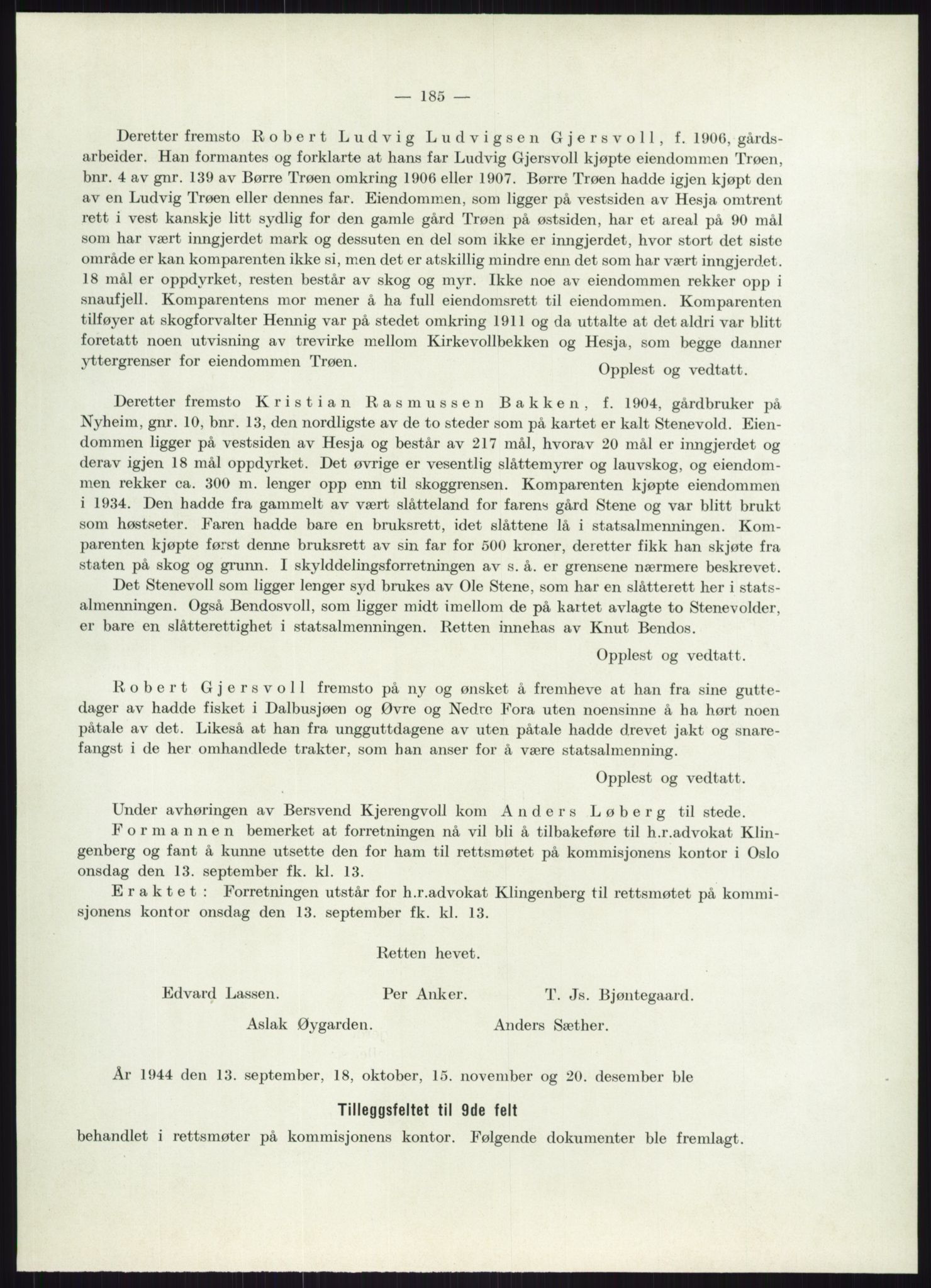 Høyfjellskommisjonen, AV/RA-S-1546/X/Xa/L0001: Nr. 1-33, 1909-1953, p. 4461