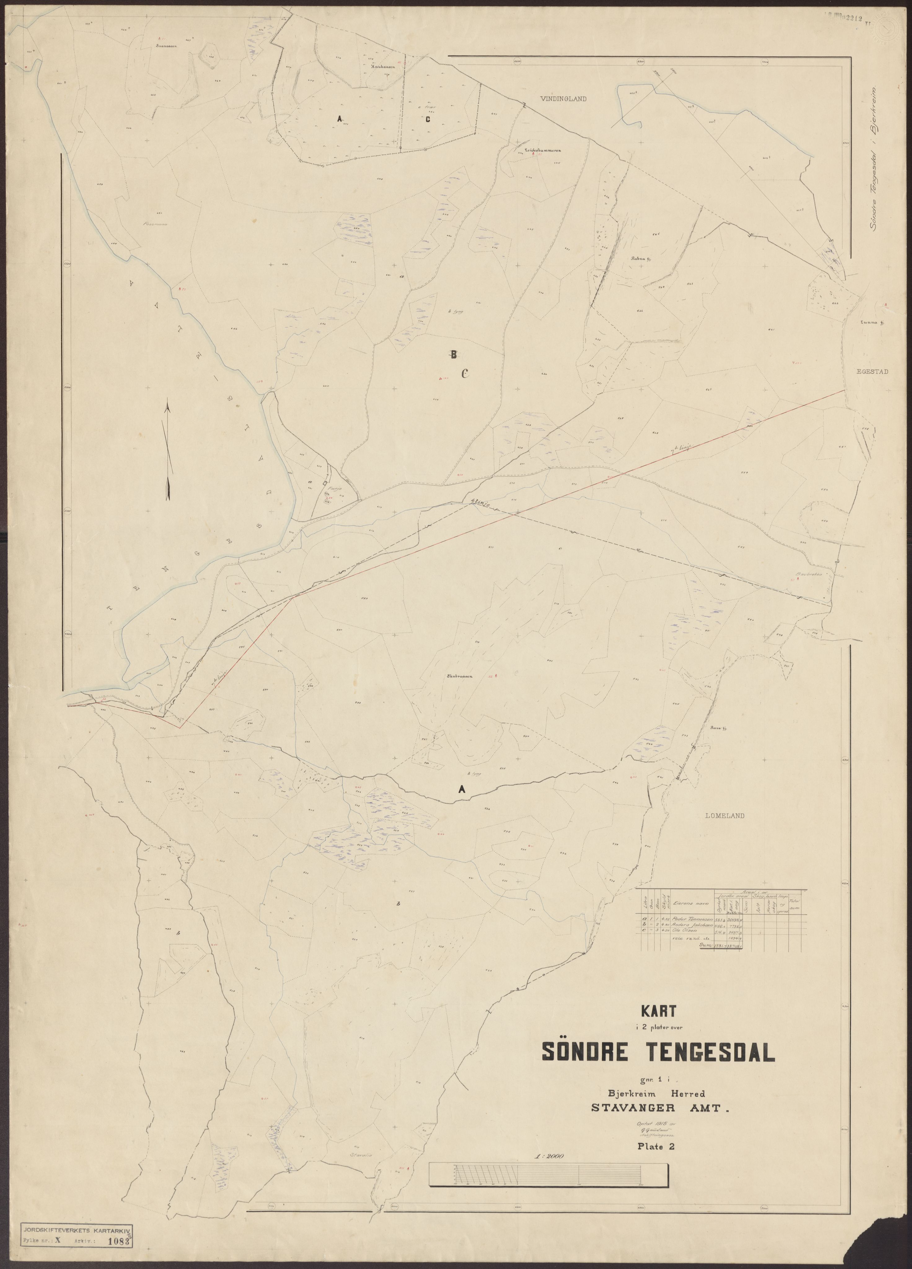 Jordskifteverkets kartarkiv, RA/S-3929/T, 1859-1988, p. 1283