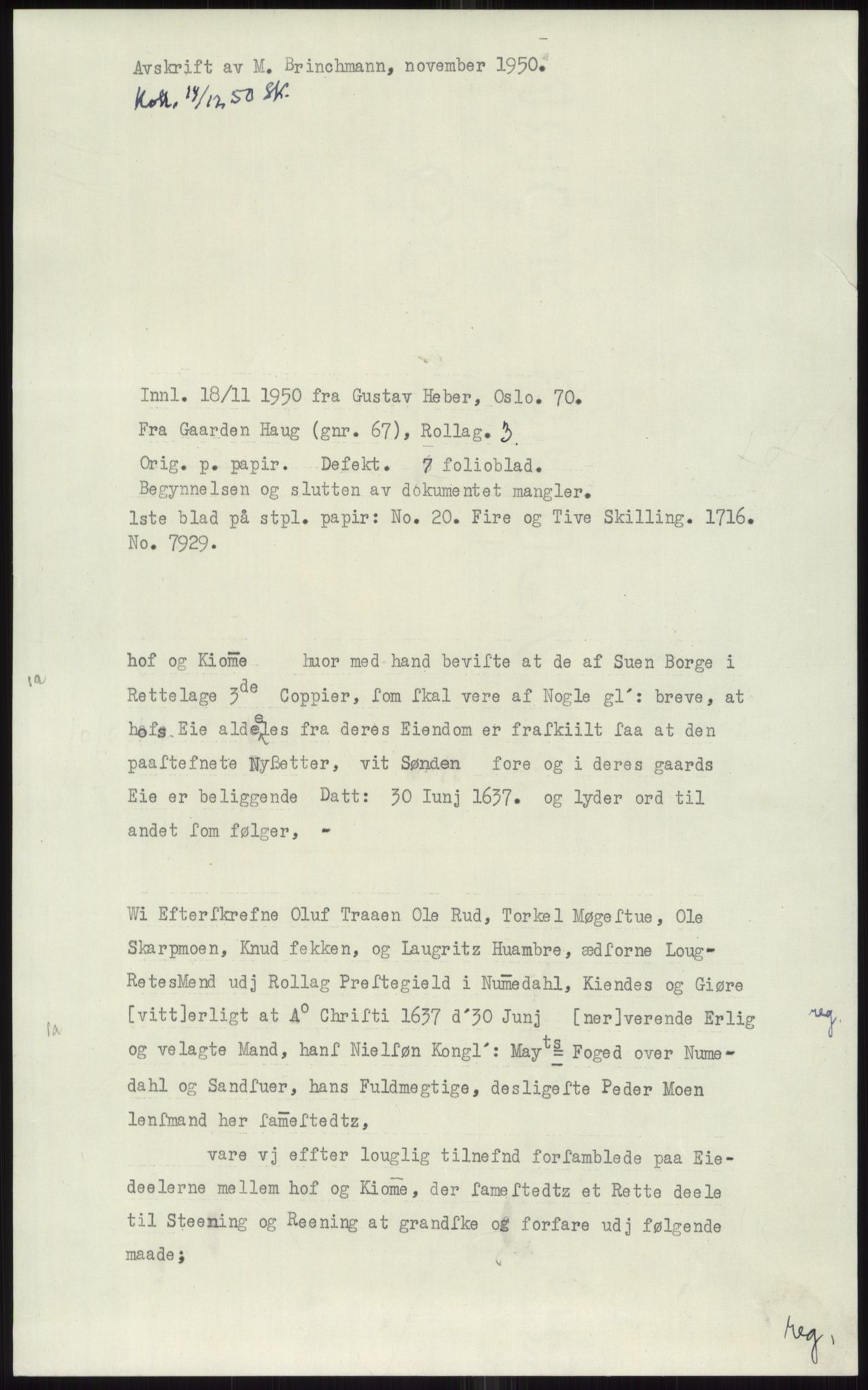 Samlinger til kildeutgivelse, Diplomavskriftsamlingen, AV/RA-EA-4053/H/Ha, p. 1883