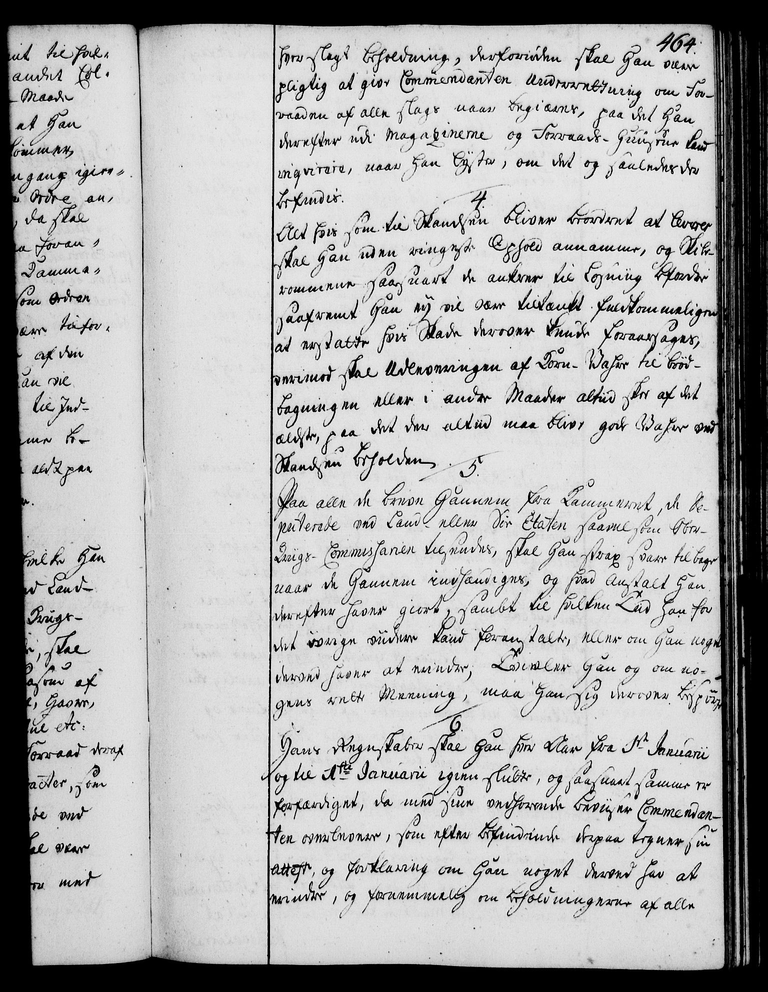 Rentekammeret, Kammerkanselliet, RA/EA-3111/G/Gg/Ggi/L0002: Norsk instruksjonsprotokoll med register (merket RK 53.35), 1729-1751, p. 464