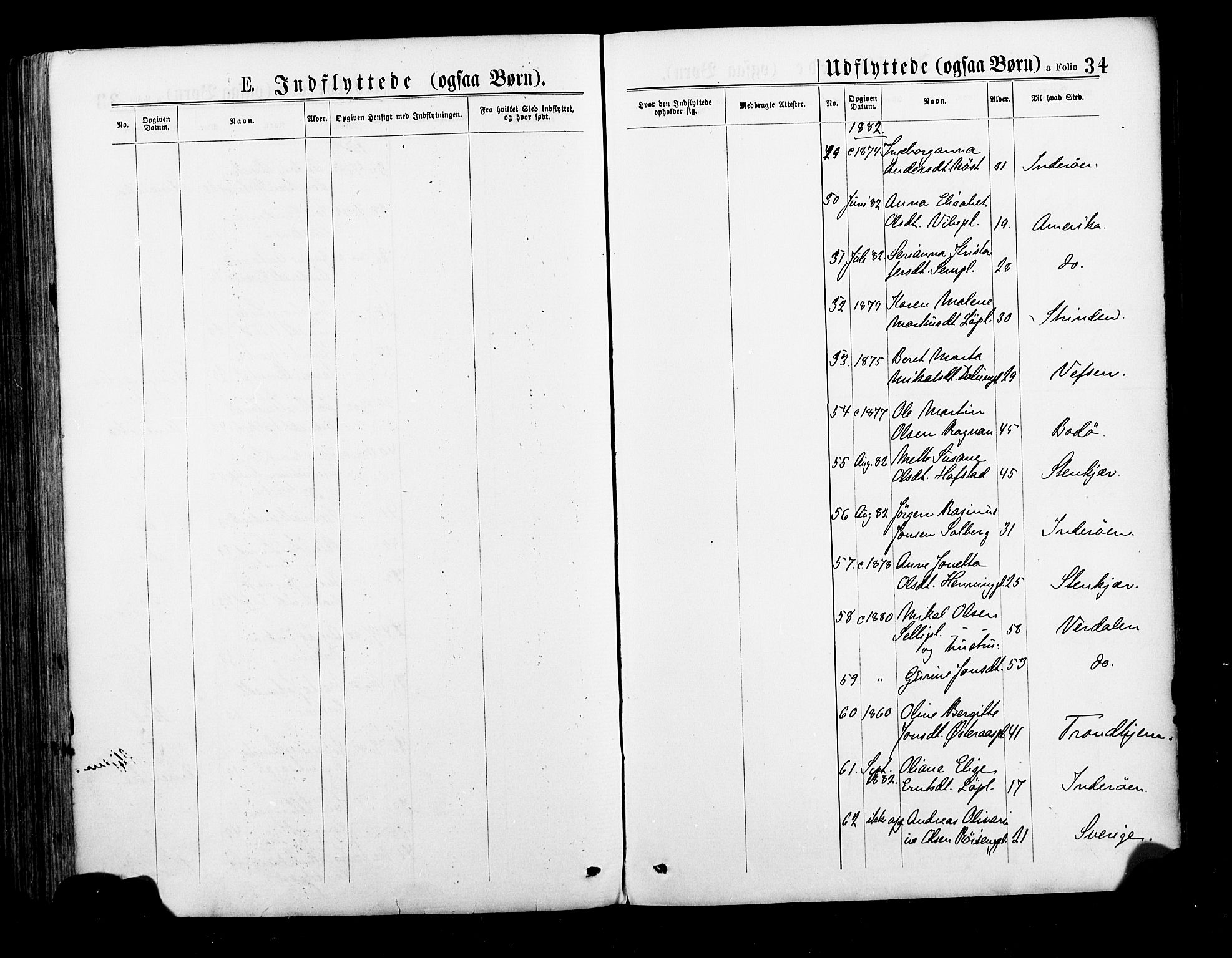 Ministerialprotokoller, klokkerbøker og fødselsregistre - Nord-Trøndelag, SAT/A-1458/735/L0348: Parish register (official) no. 735A09 /1, 1873-1883, p. 34