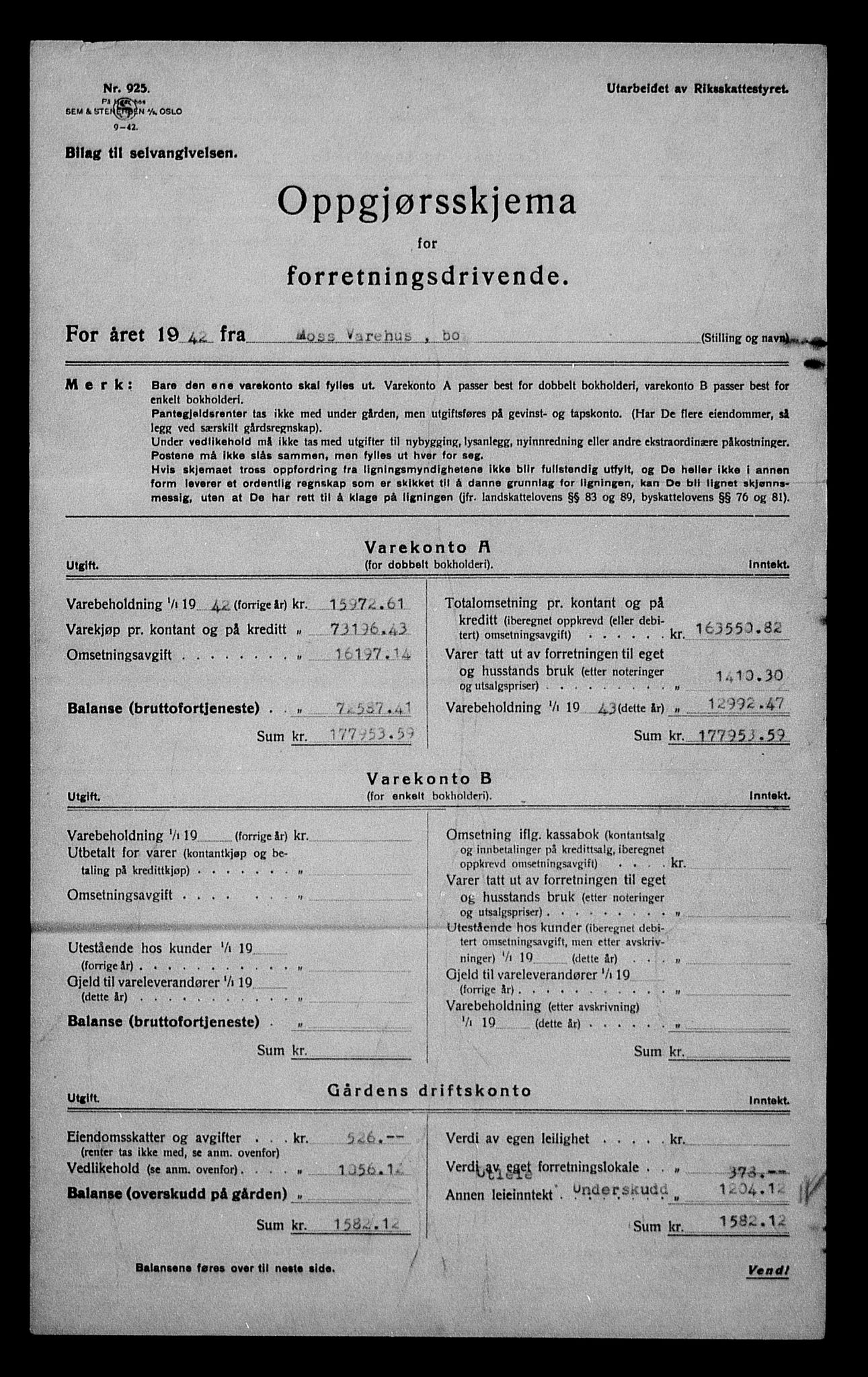 Justisdepartementet, Tilbakeføringskontoret for inndratte formuer, AV/RA-S-1564/H/Hc/Hcd/L1008: --, 1945-1947, p. 450