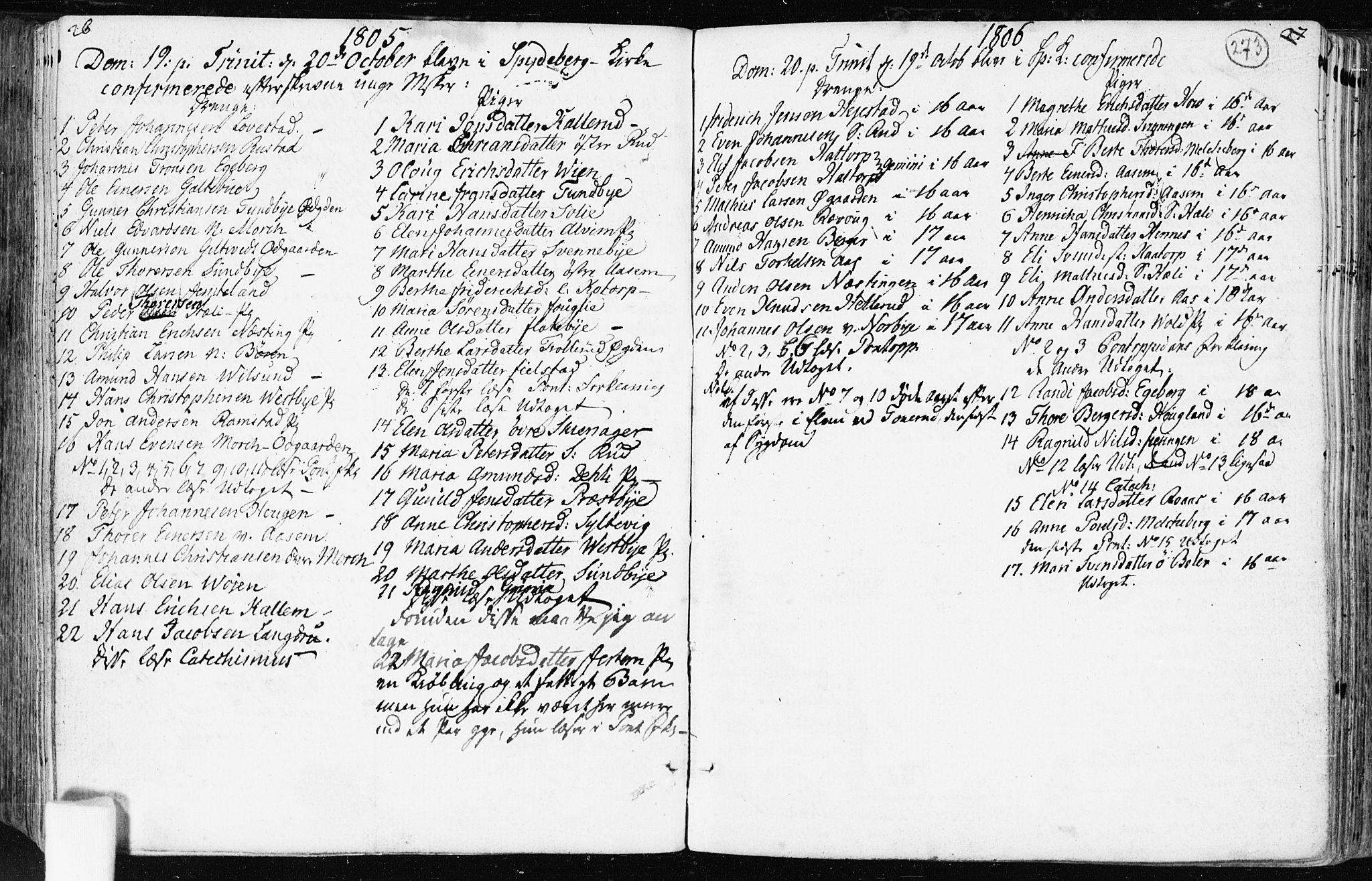 Spydeberg prestekontor Kirkebøker, AV/SAO-A-10924/F/Fa/L0003: Parish register (official) no. I 3, 1778-1814, p. 273